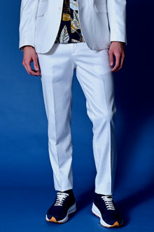  Downing Pants - slim - White Linen