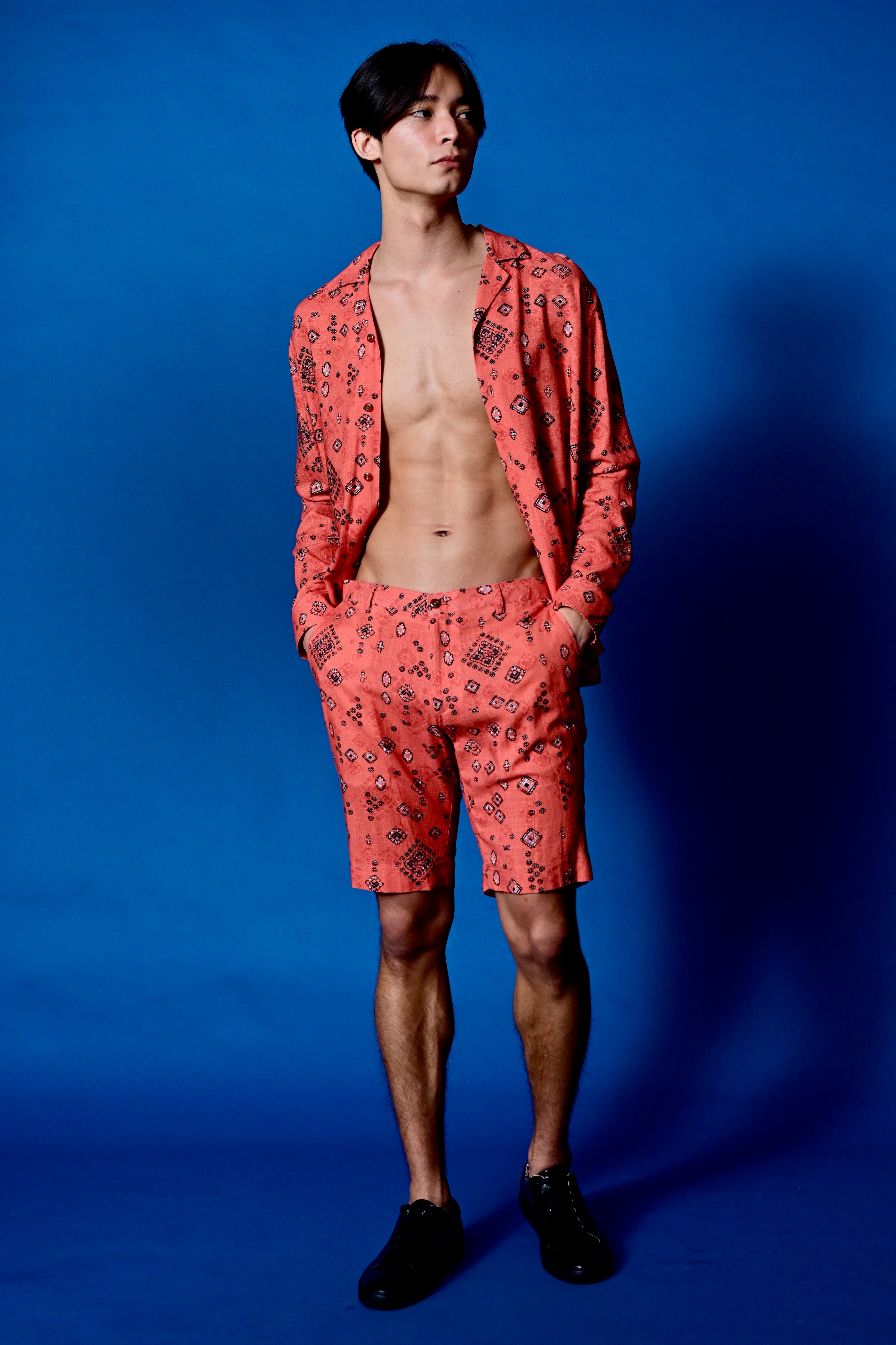 L/S Camp Collar Shirt - Marrakesh Orange