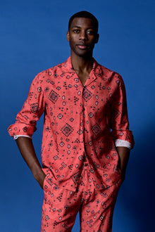  L/S Camp Collar Shirt - Marrakesh Orange