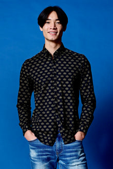  Brian Button Down Shirt - Black Bees