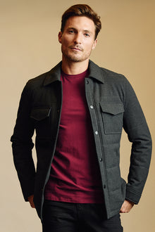  Quincy Quilted Jacket - Charcoal Grey