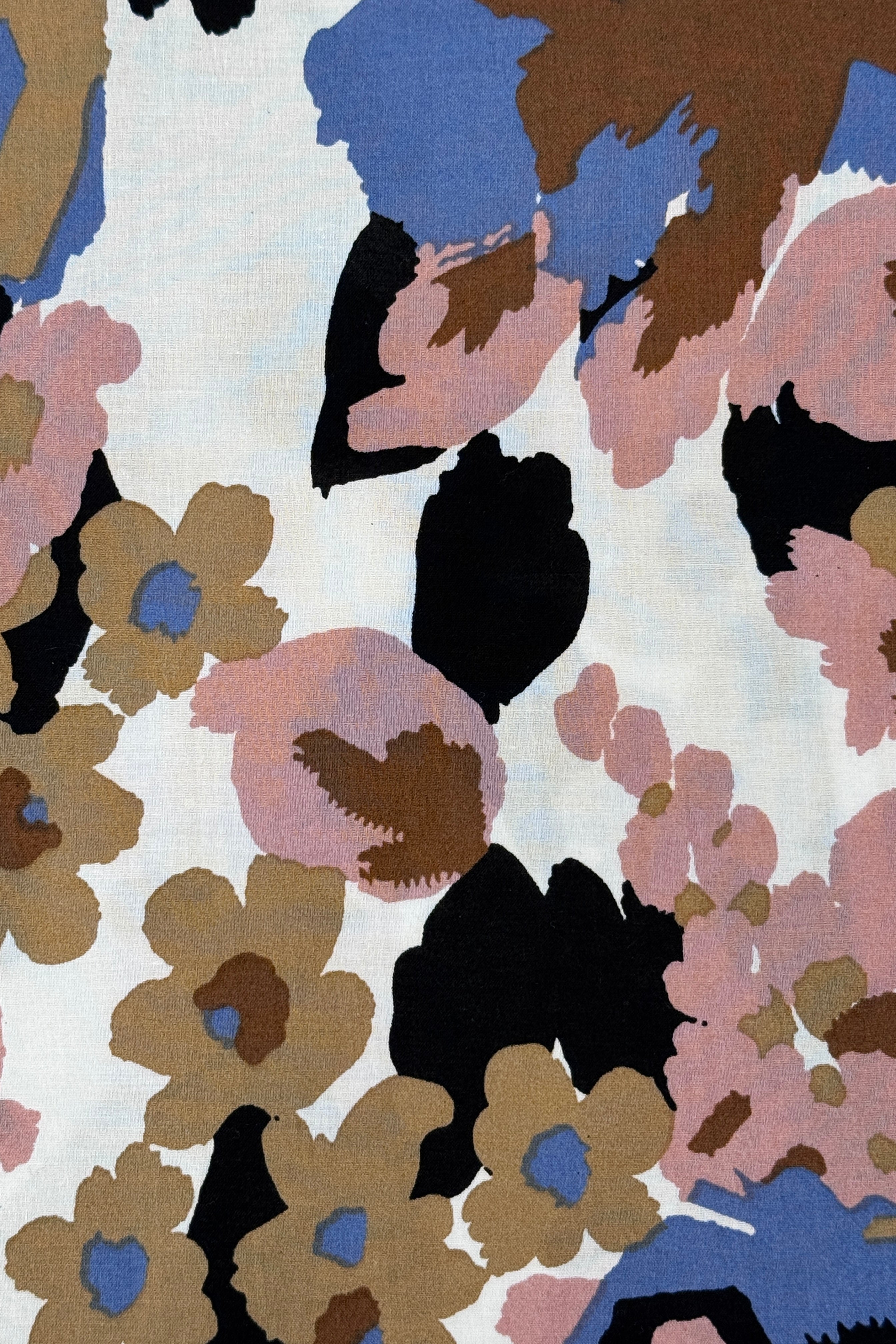 Camp Collar Shirt - Blue Pink Brown