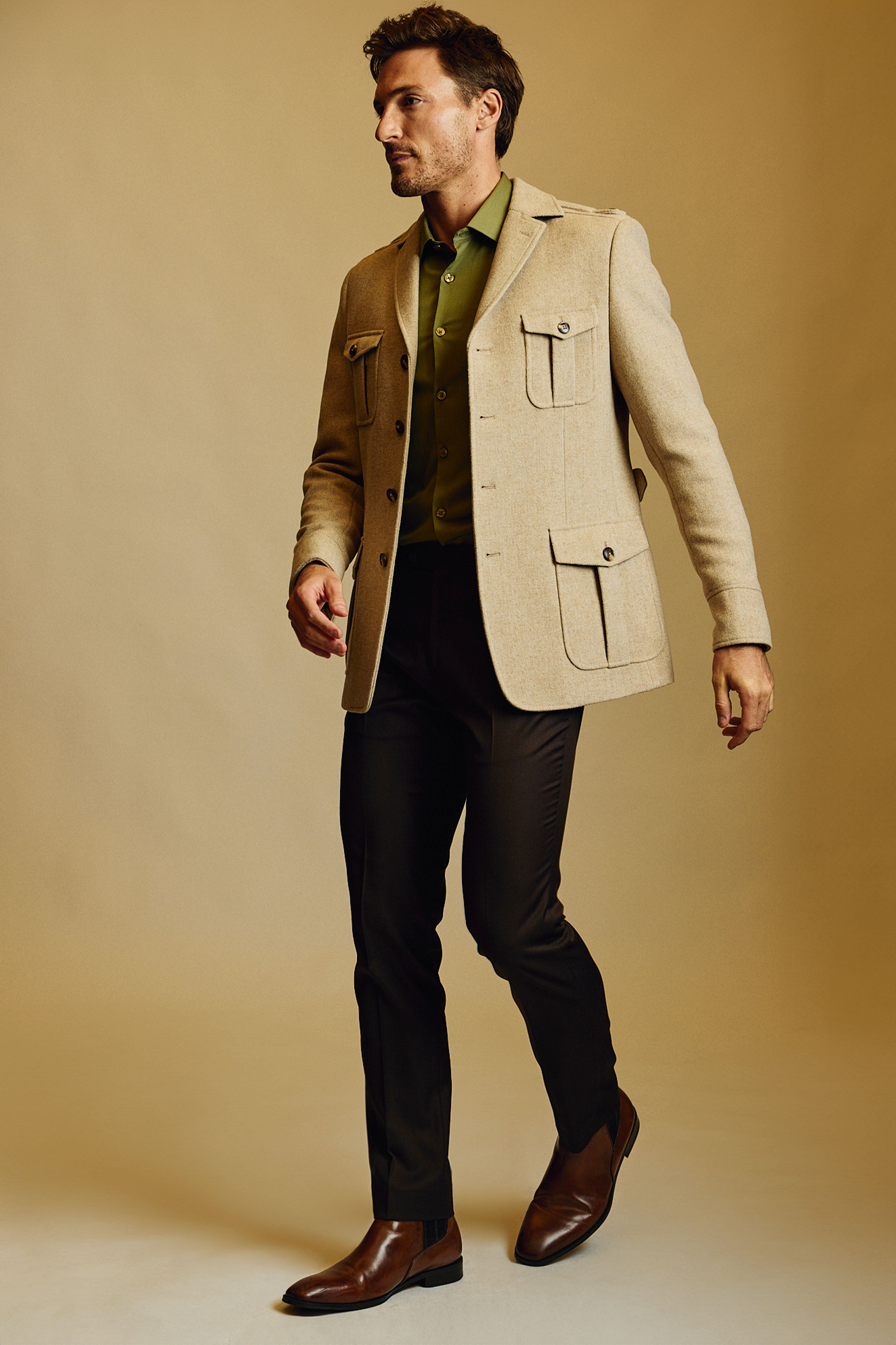 Utility Jacket - Light Tan