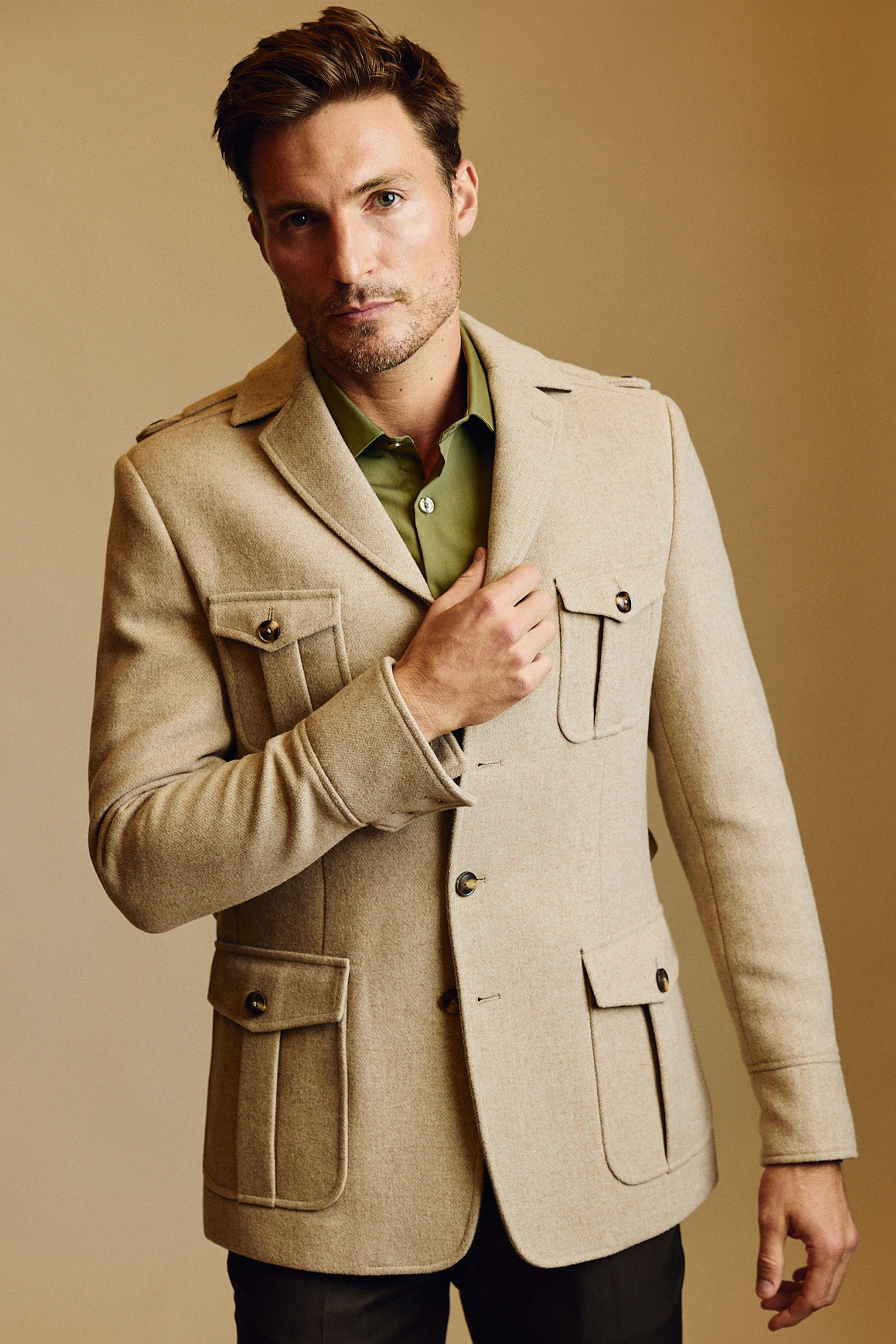 Utility Jacket - Light Tan