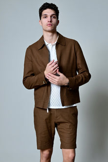  Felix Shorts - slim - Brown Linen