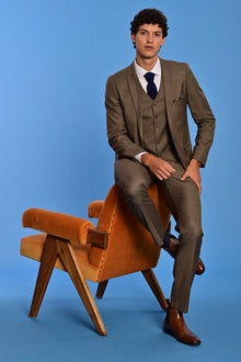  Modern Fit - Ashton Peak Jacket - Dark Khaki Shark