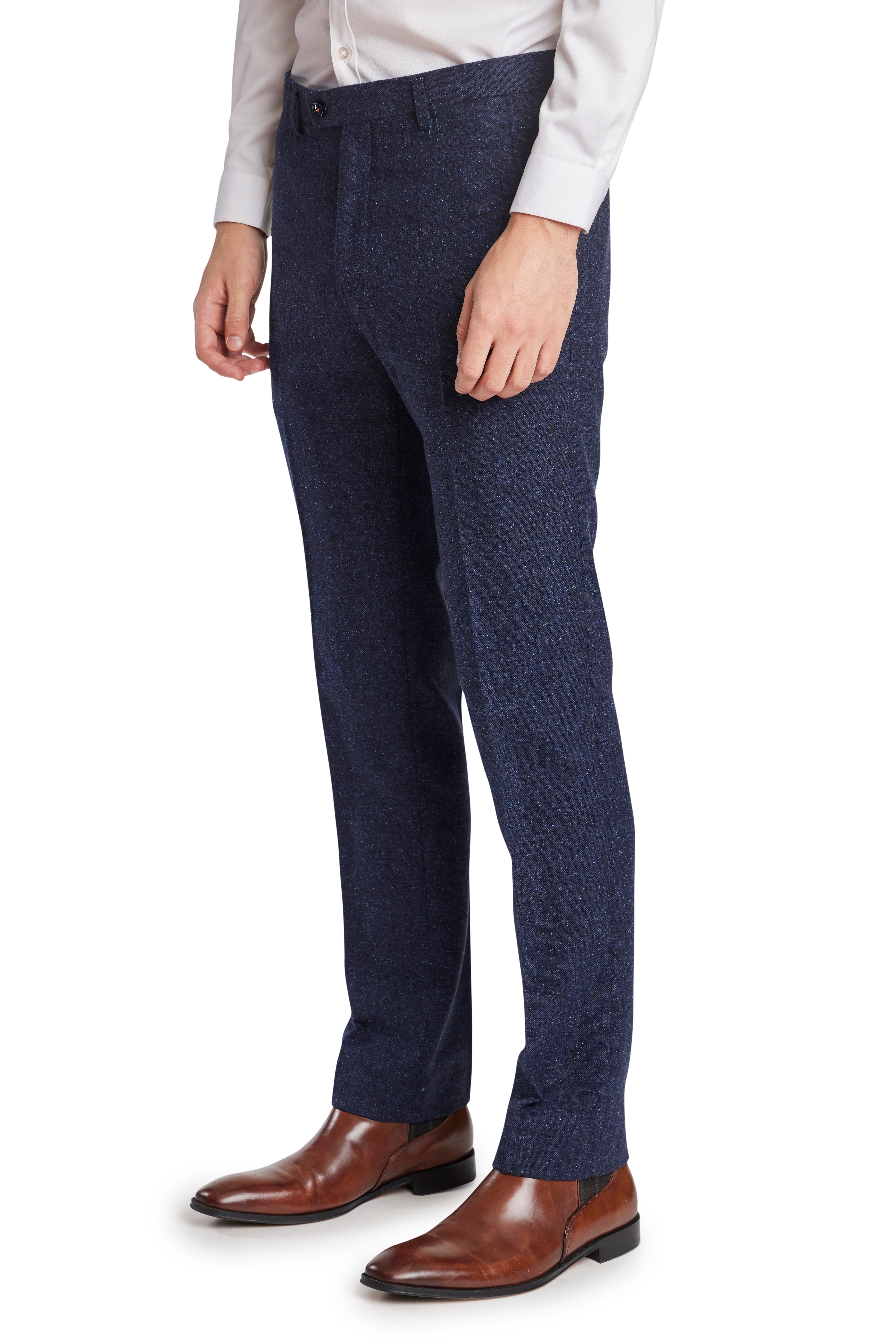 Downing Pants - slim - Blue Speckle