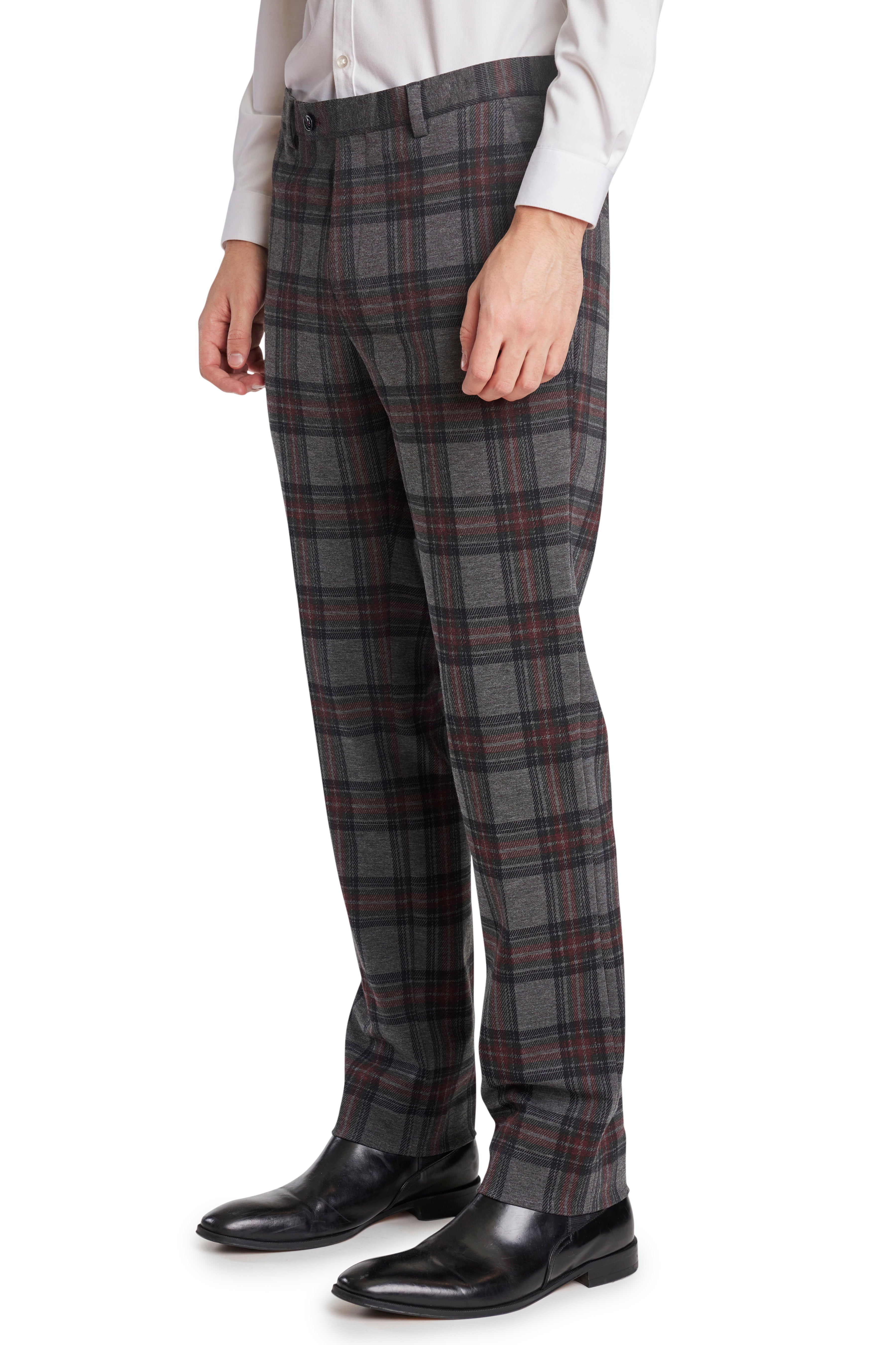 Downing Pants  - slim - Char Burg Green Tartan