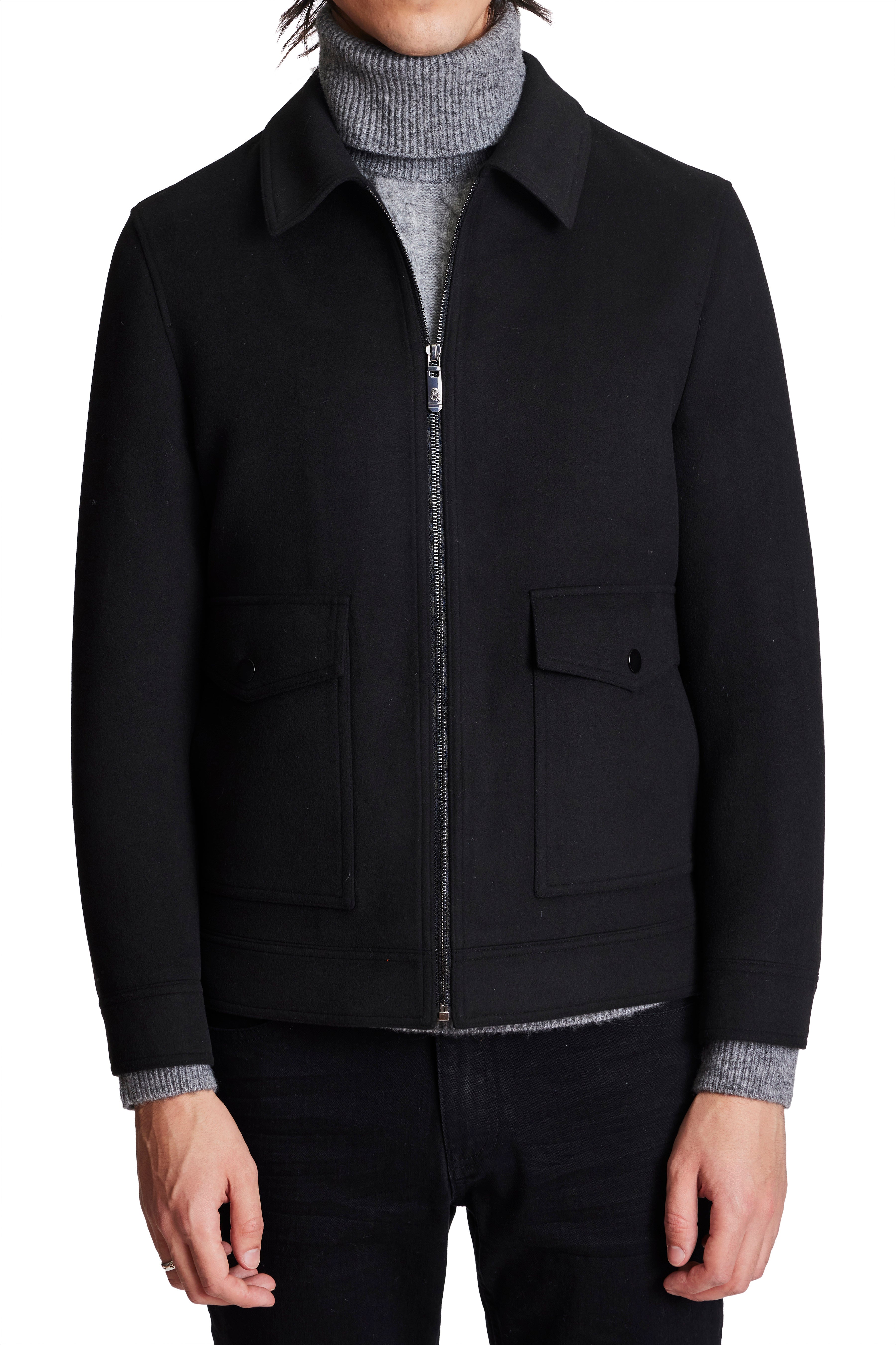 Milo Bomber Jacket - Black Luxe