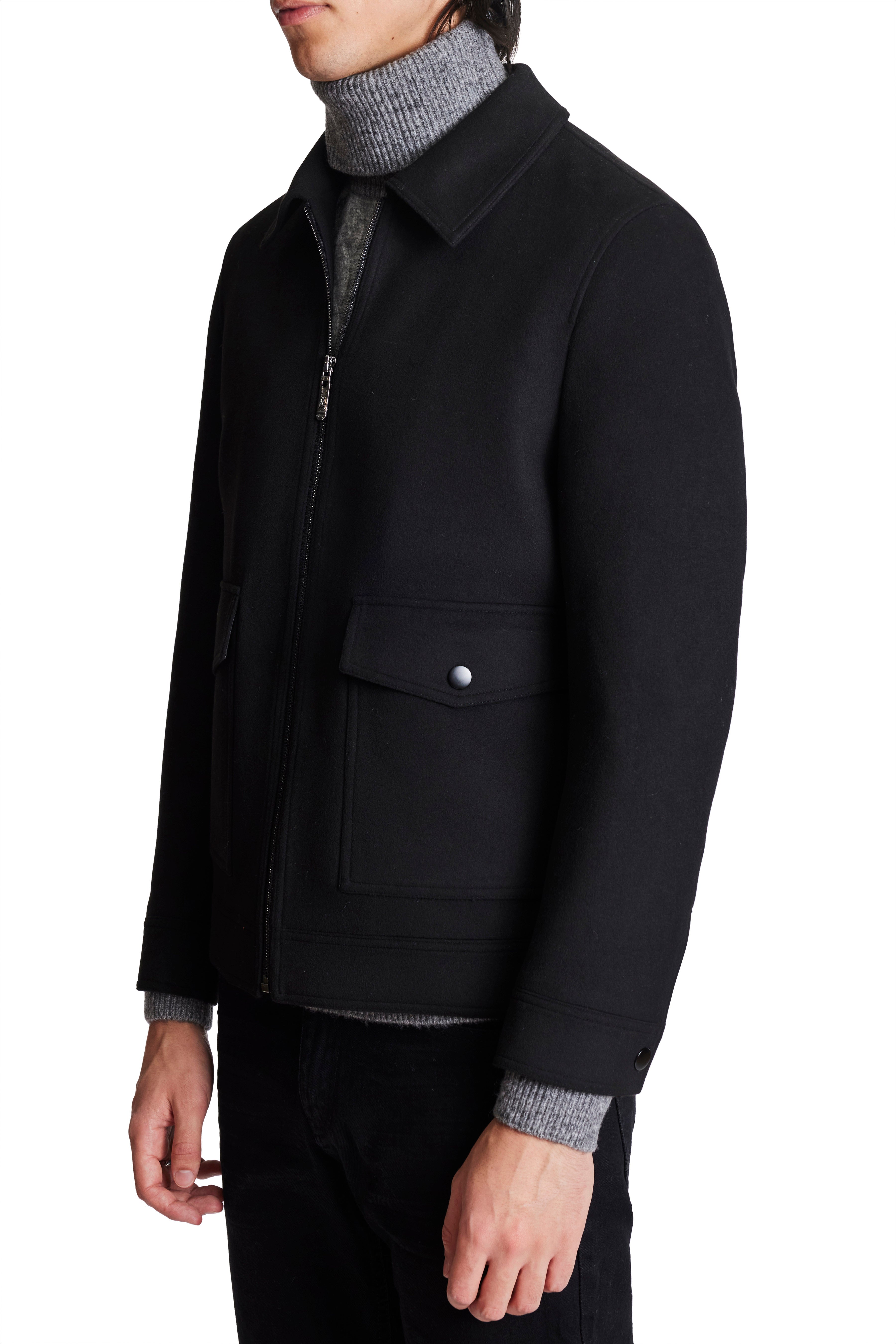 Milo Bomber Jacket - Black Luxe