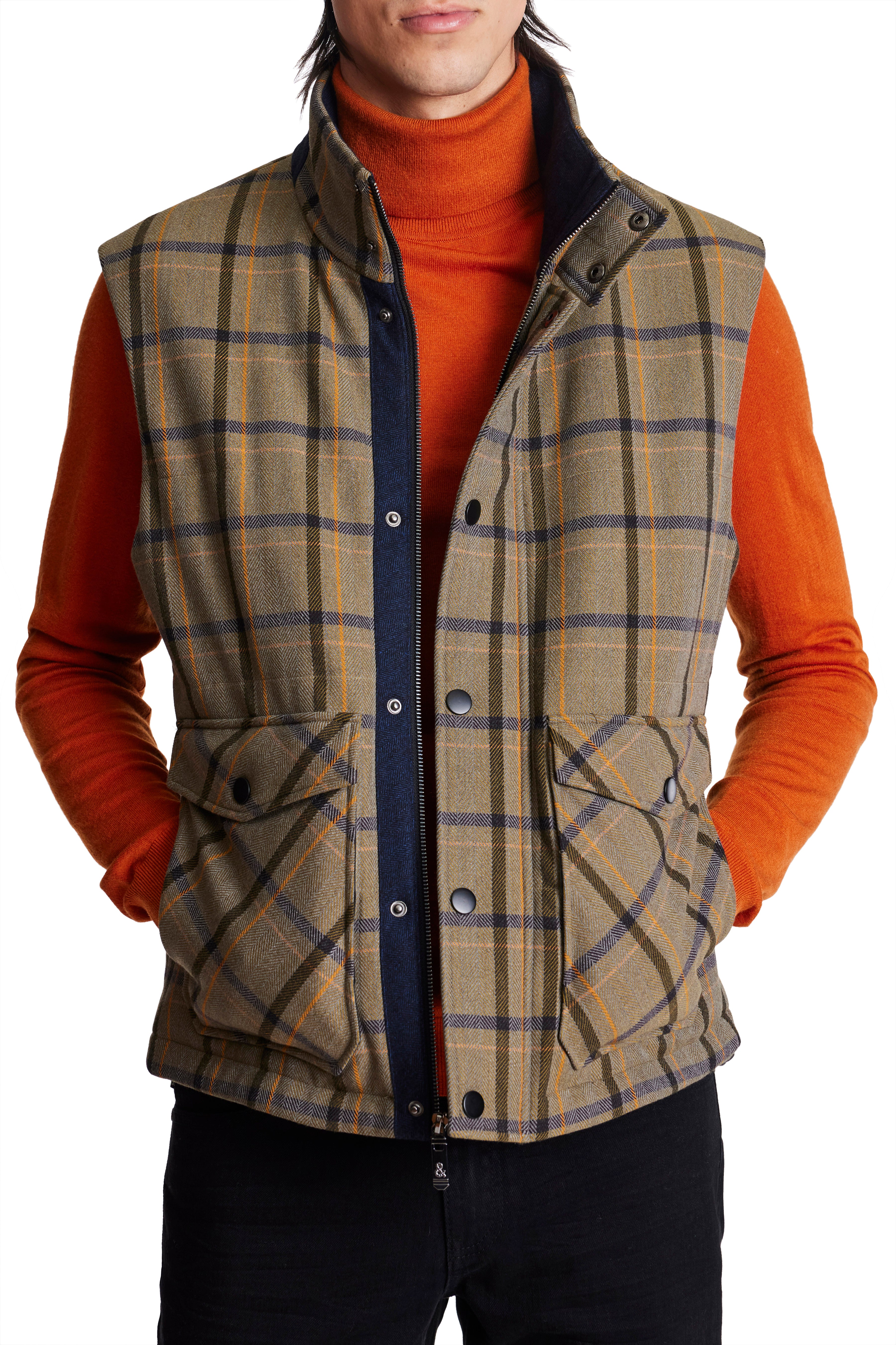 Herringbone clearance puffer vest