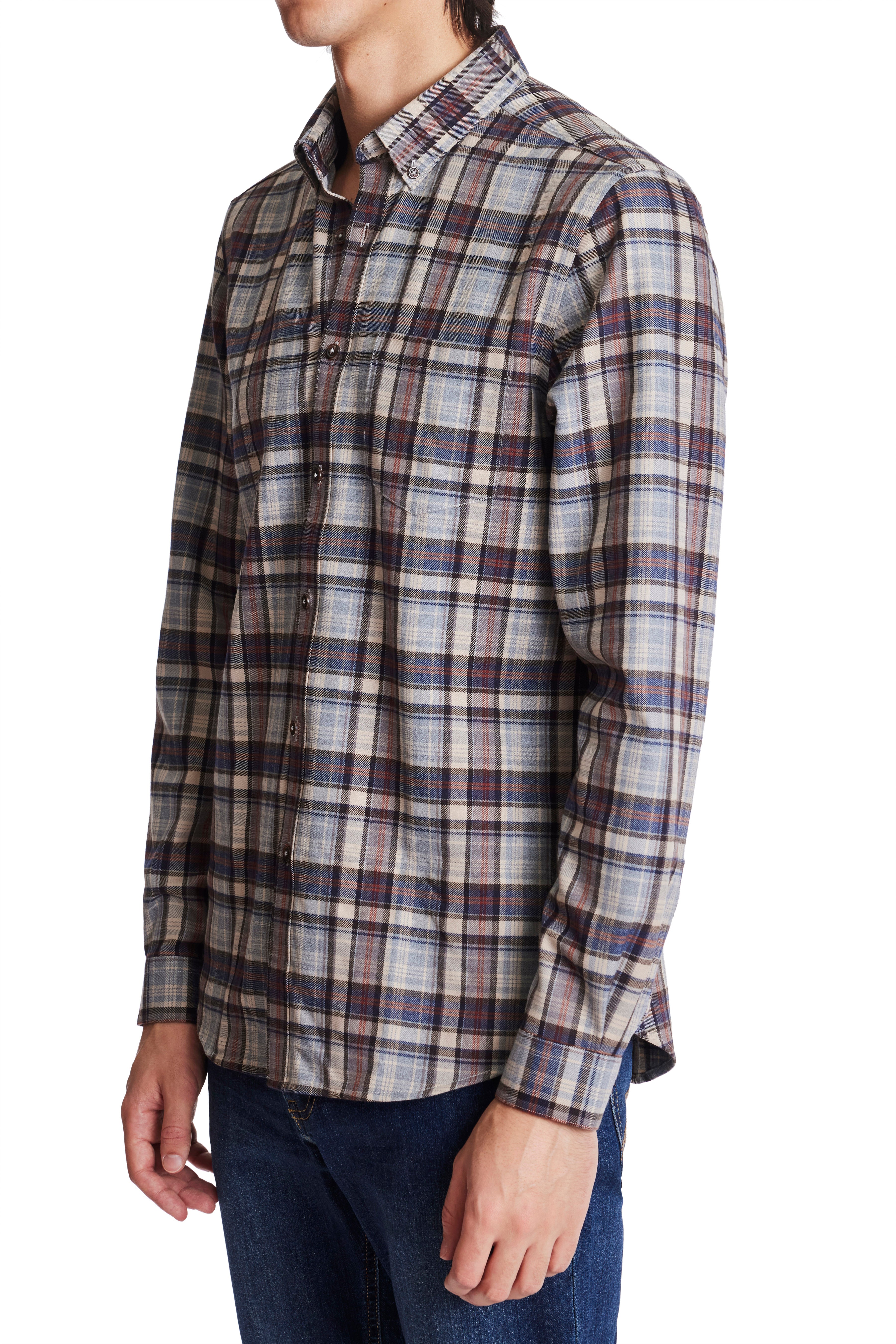 Brian Button Down Shirt - Winter Flanel