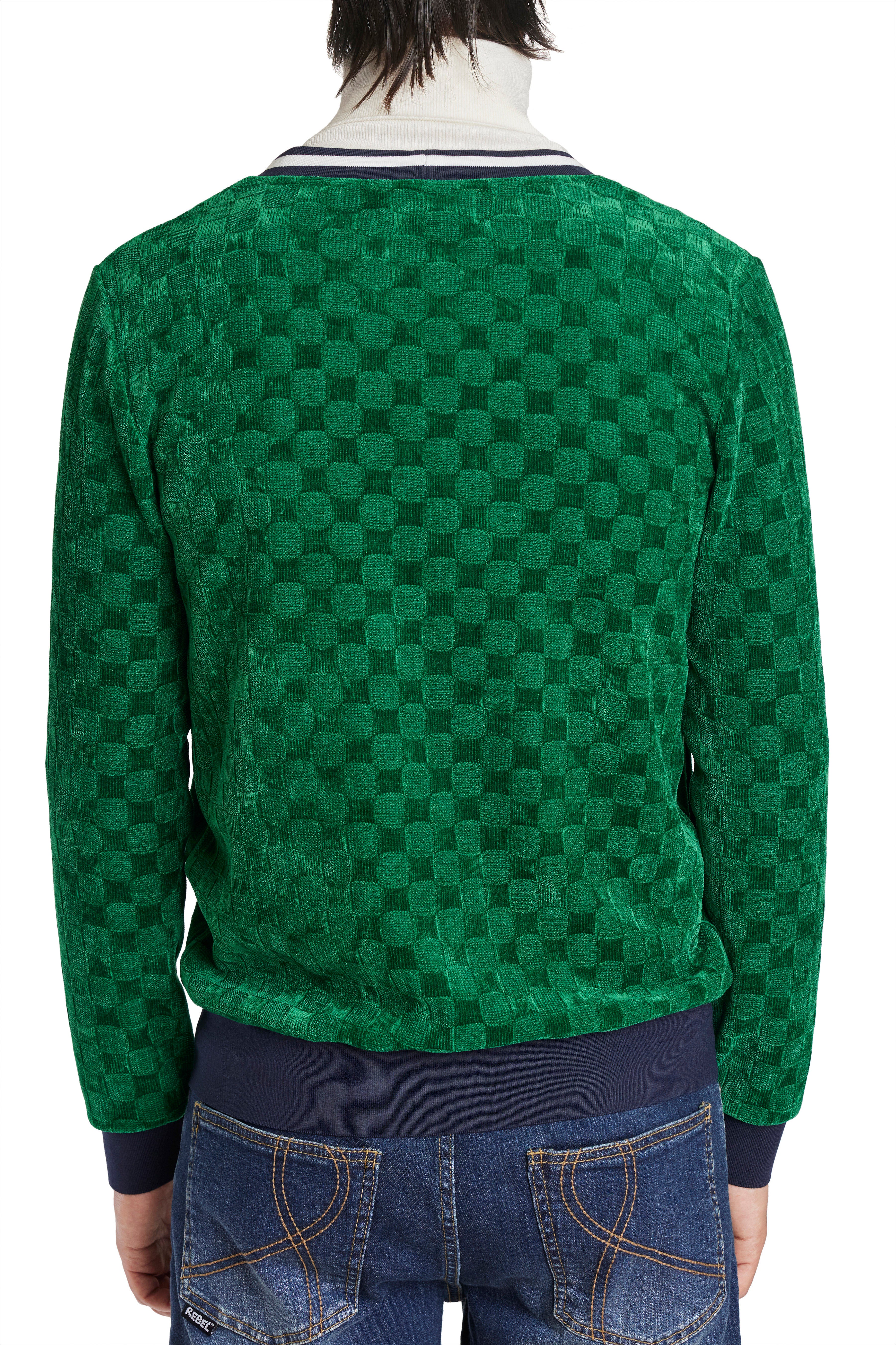 P & G Varsity Cardigan - Kelly Green