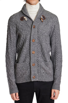  Toggle Cardigan - Charred Grey