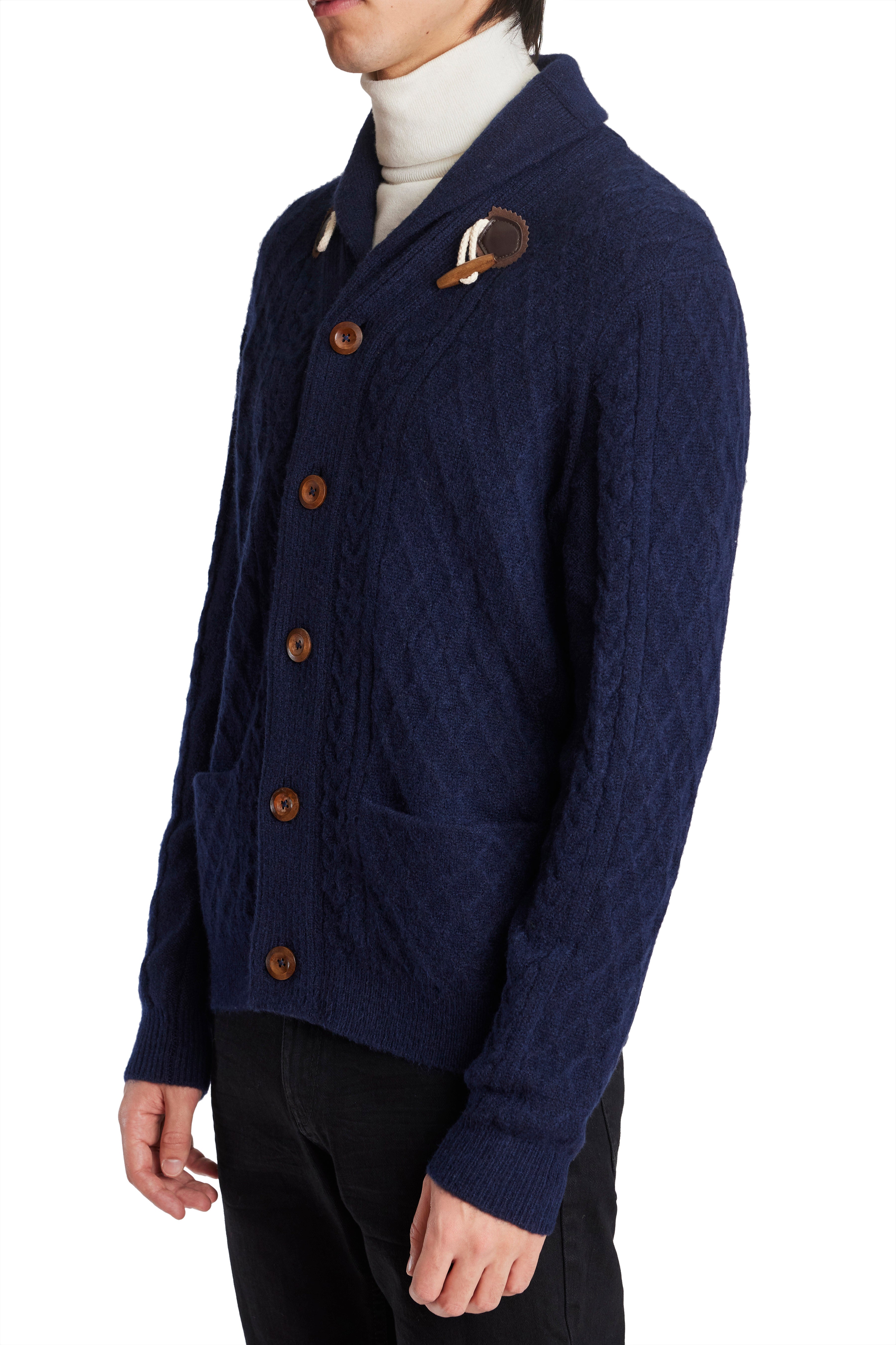 Toggle Cardigan - Winter Navy