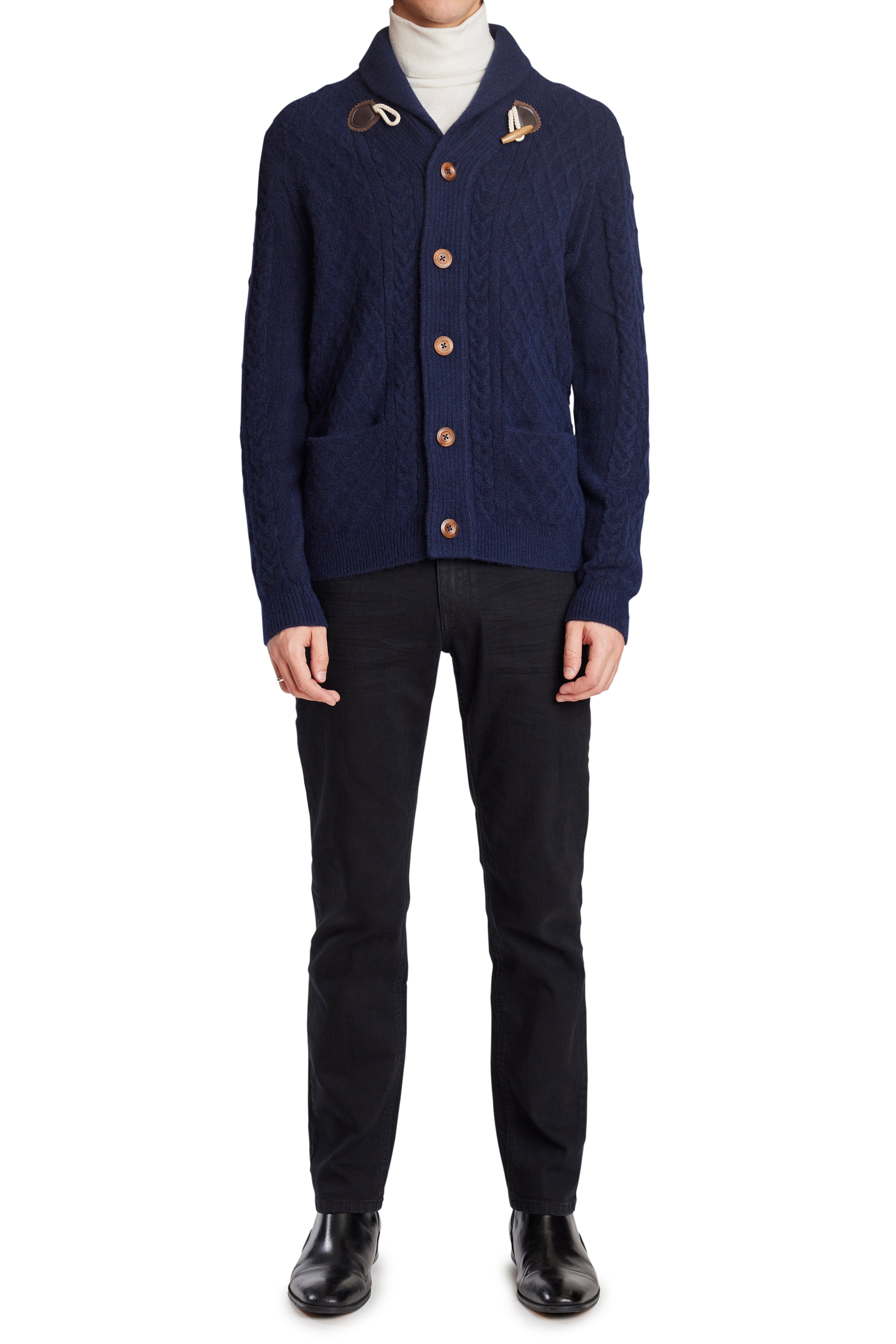 Toggle Cardigan - Winter Navy