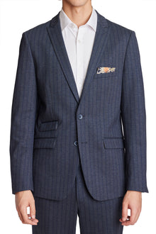  Ashton Peak Jacket - slim - Navy Char Herringbone