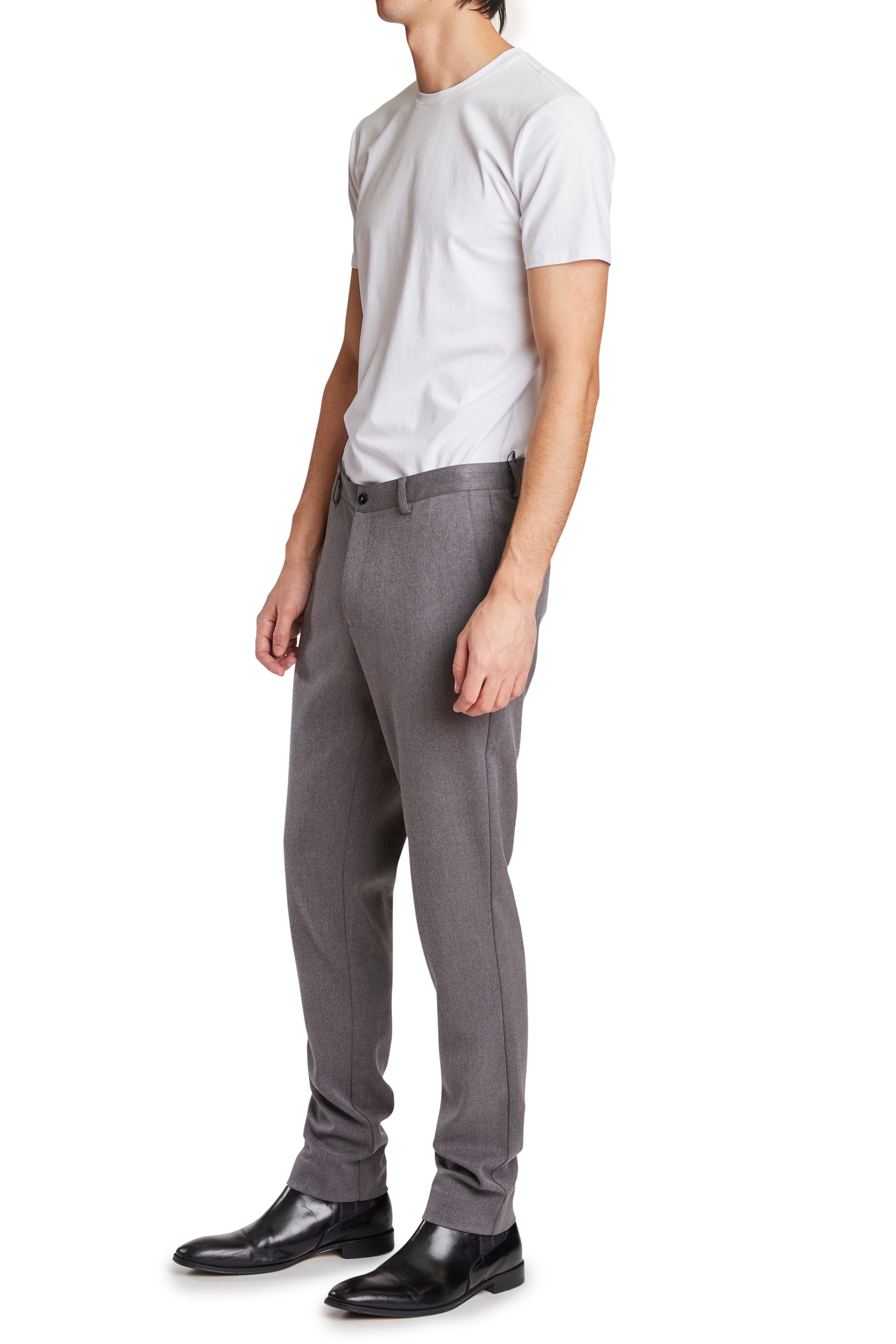 Carlton Tapered Chino Pants - Dk Grey