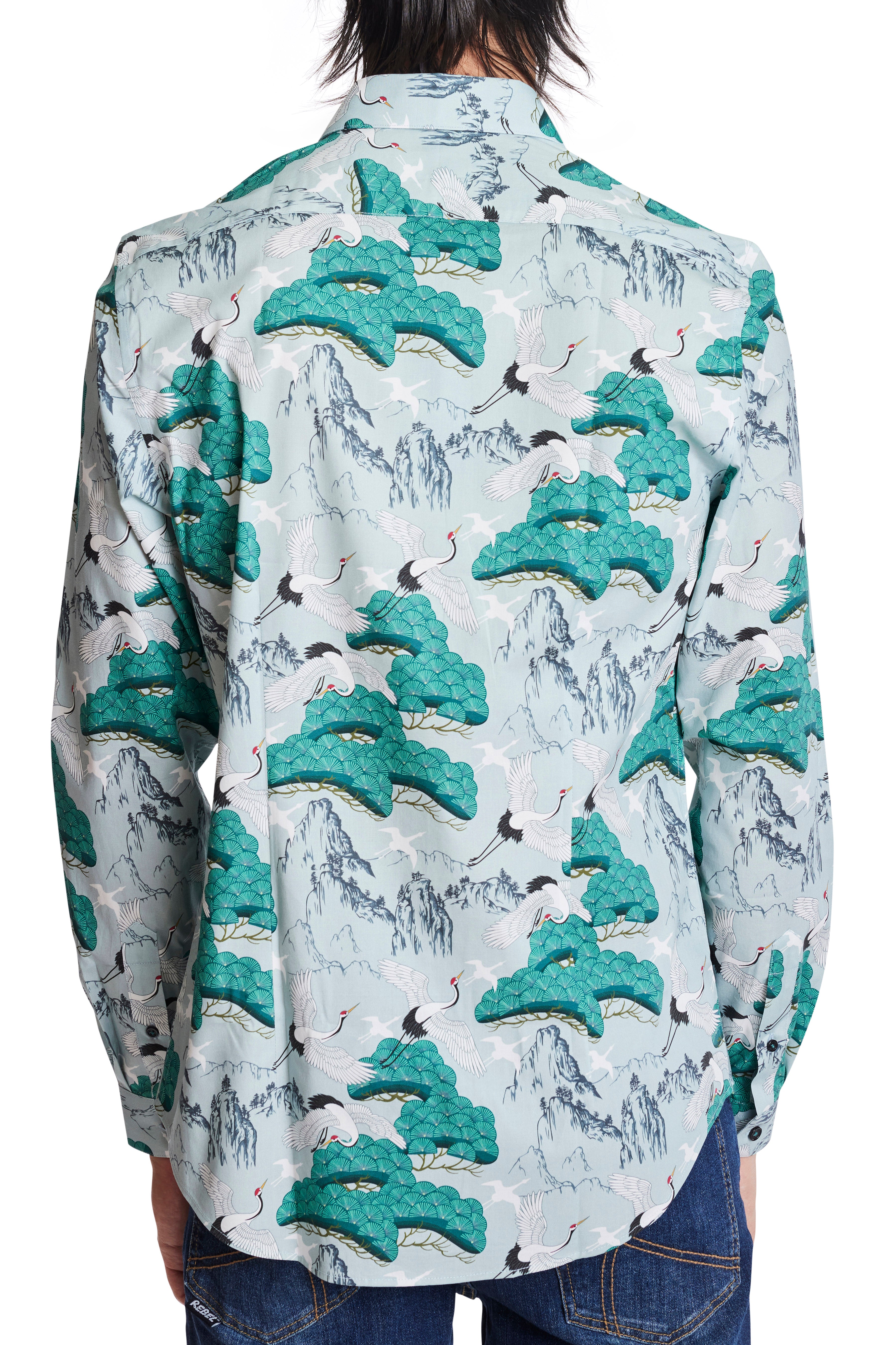 Samuel Spread Collar Shirt - Mountain High