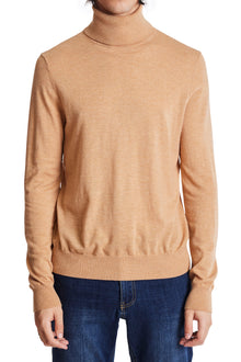  Fine Gauge Turtleneck - Sugar Cookie
