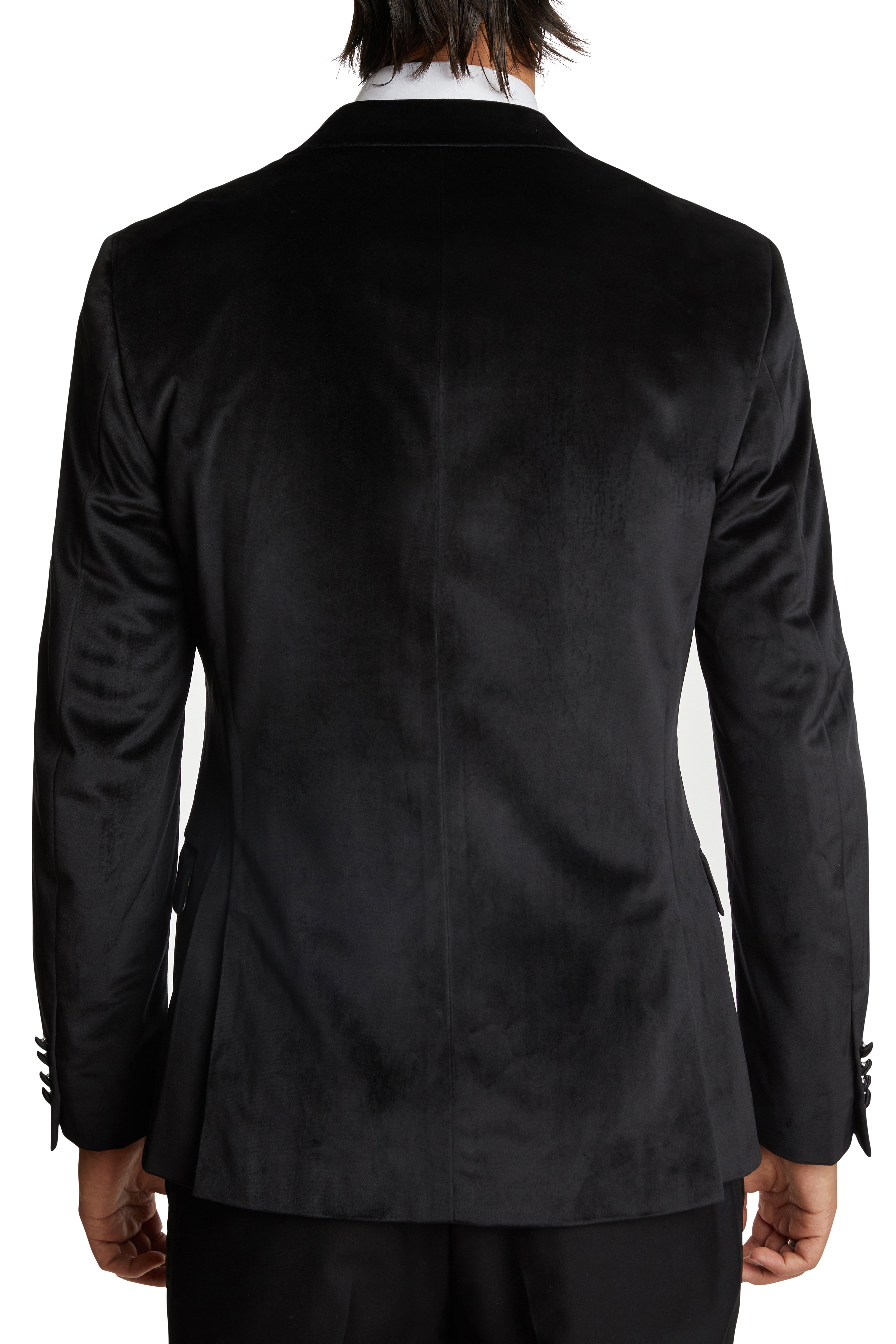 Soho Peak DB Tux Jacket - slim - Pitch Black Velvet