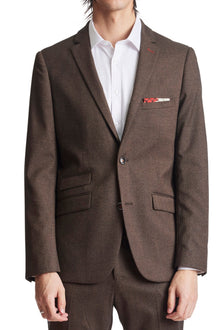  Dover Notch Jacket - slim - Coco Herringbone