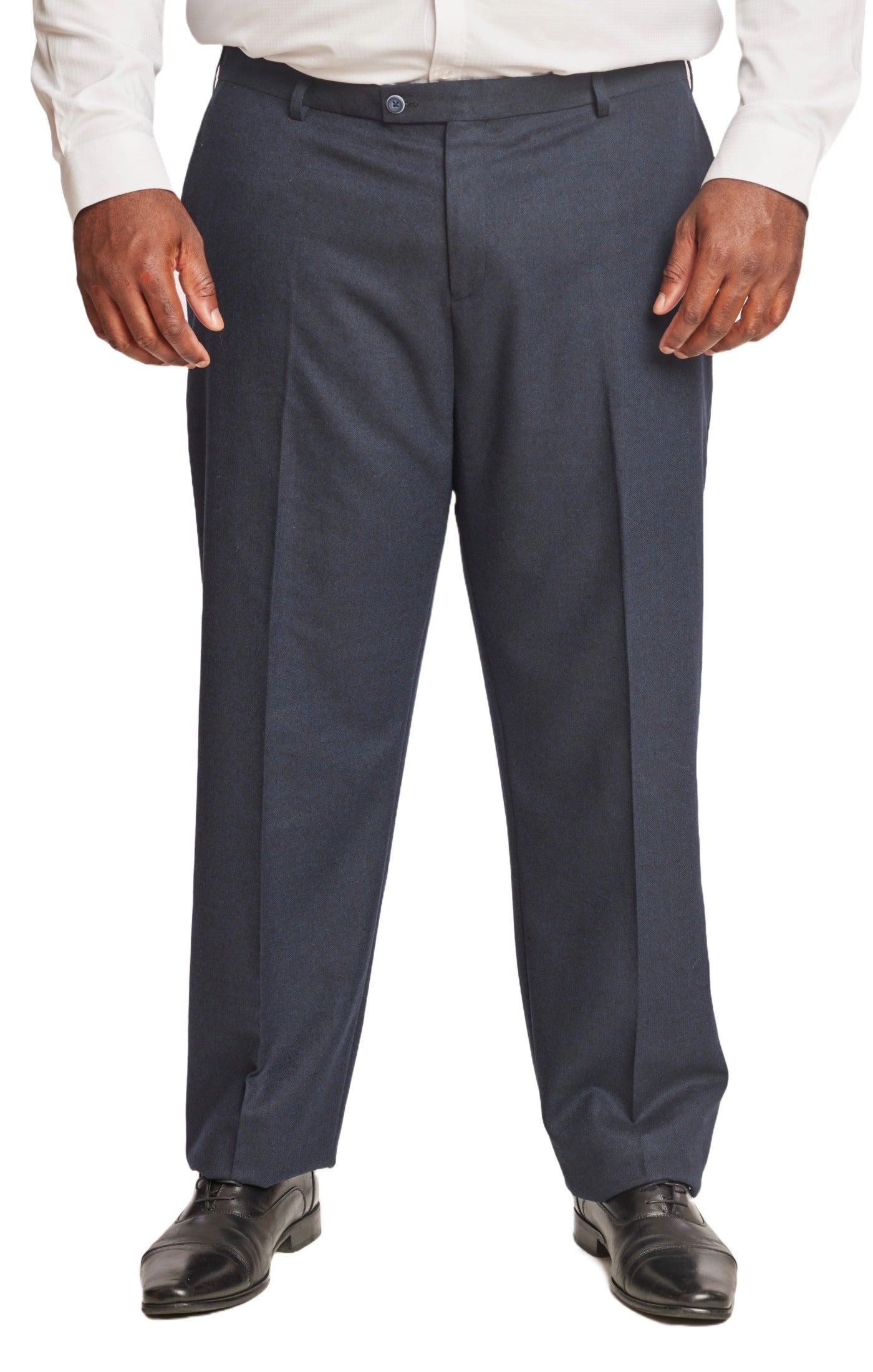 Big & Tall Downing Pants - Deep Navy Herringbone