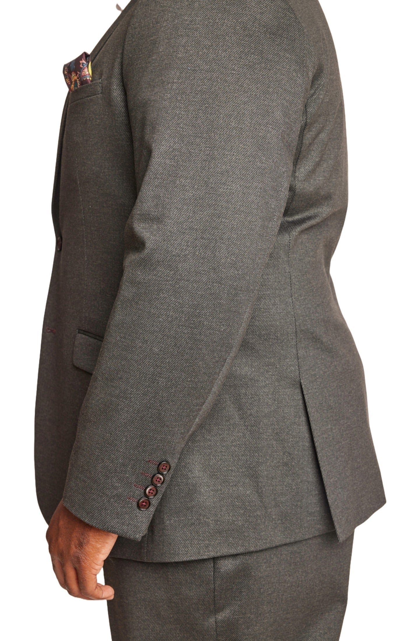 Big & Tall Ashton Peak Jacket - Charcoal Knit