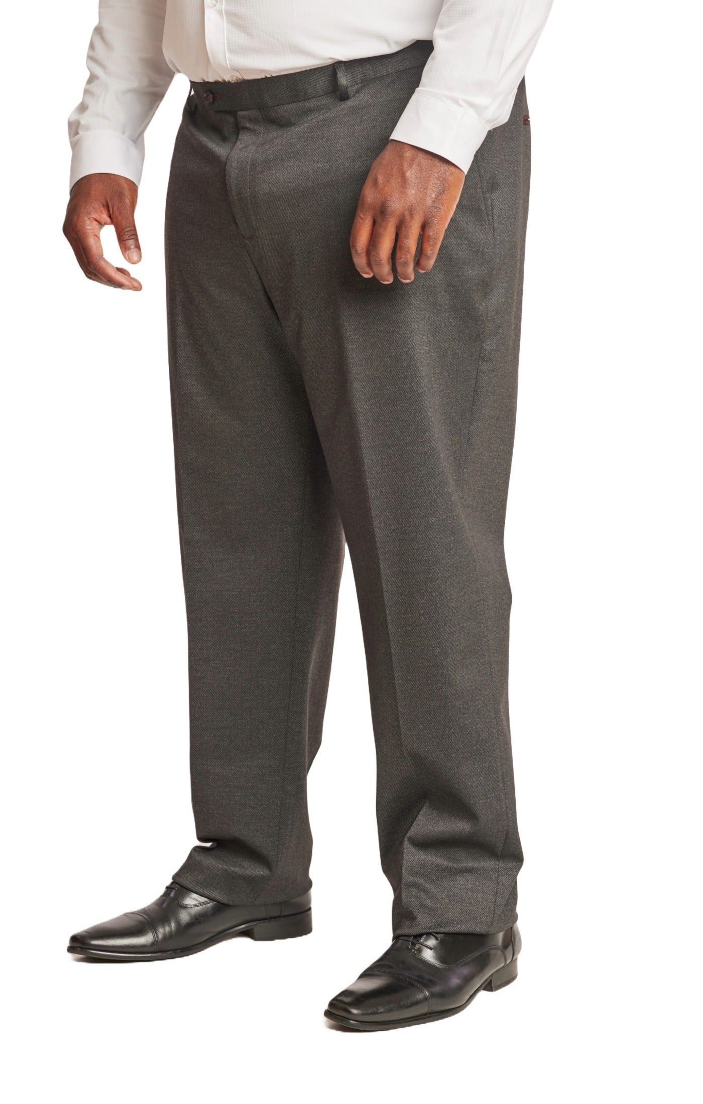 Big & Tall Downing Pants - Charcoal Knit