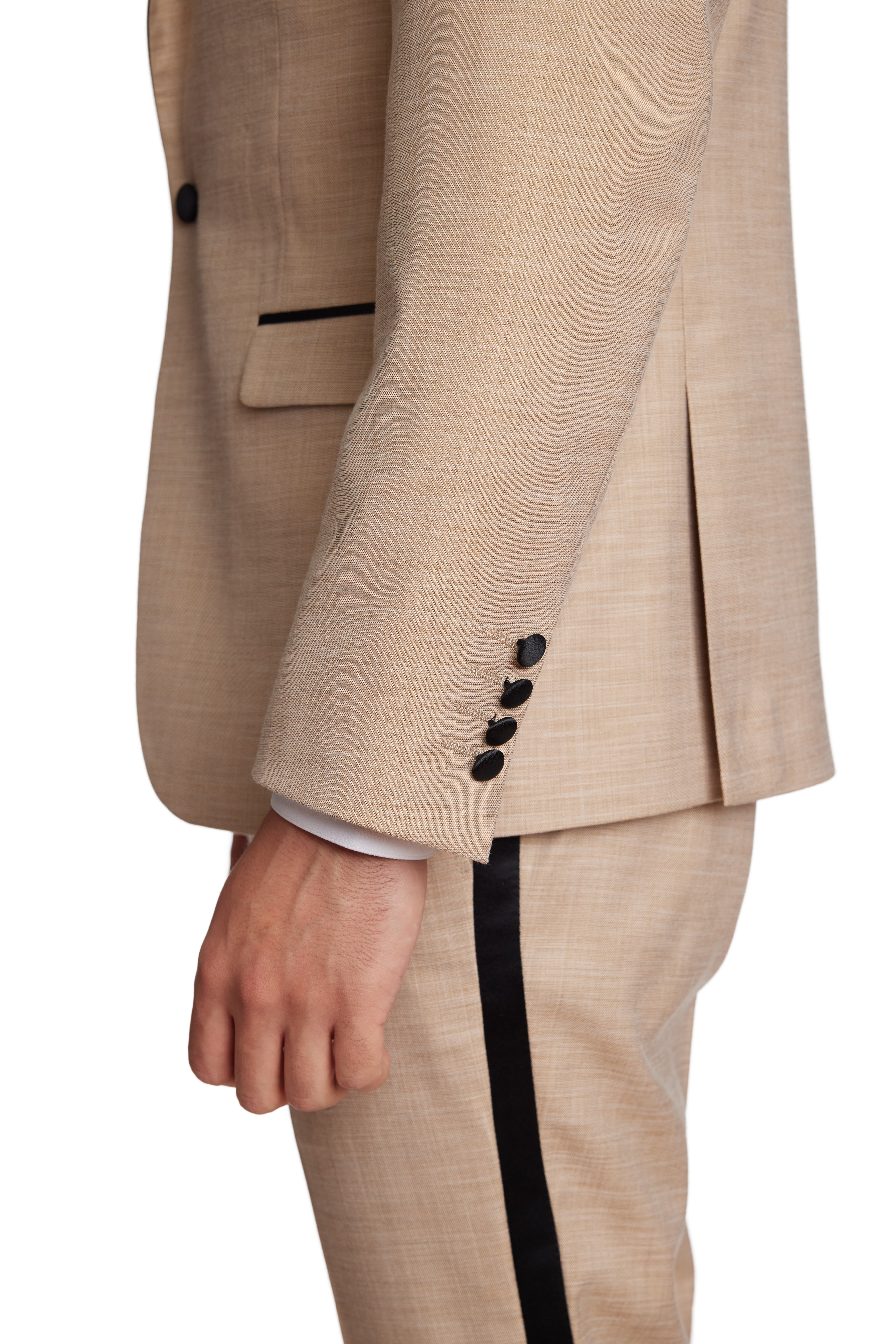 Grosvenor Peak Tux Jacket - slim - Camel Shark