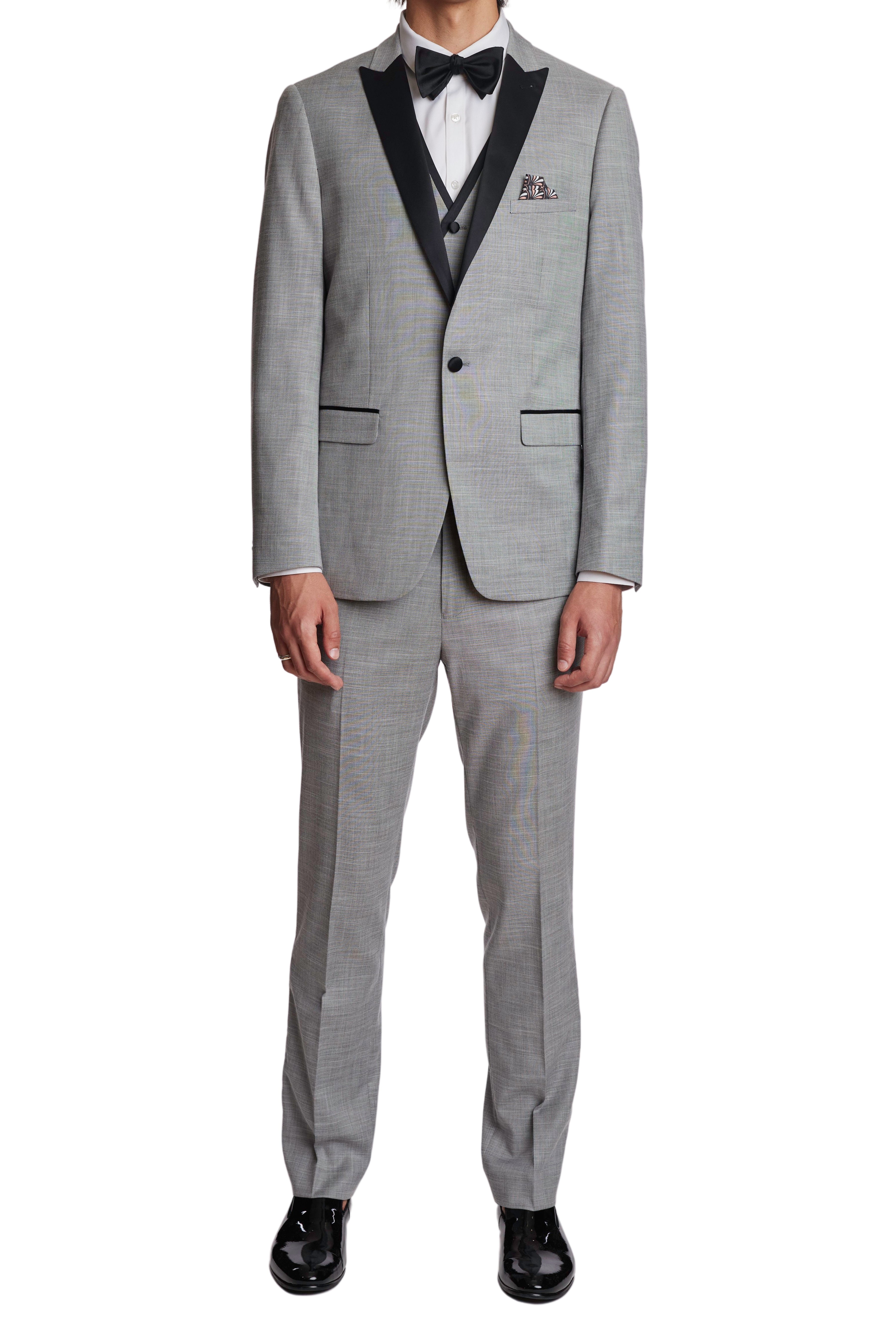 Grosvenor Peak Tux Jacket - slim - Ice Grey Shark