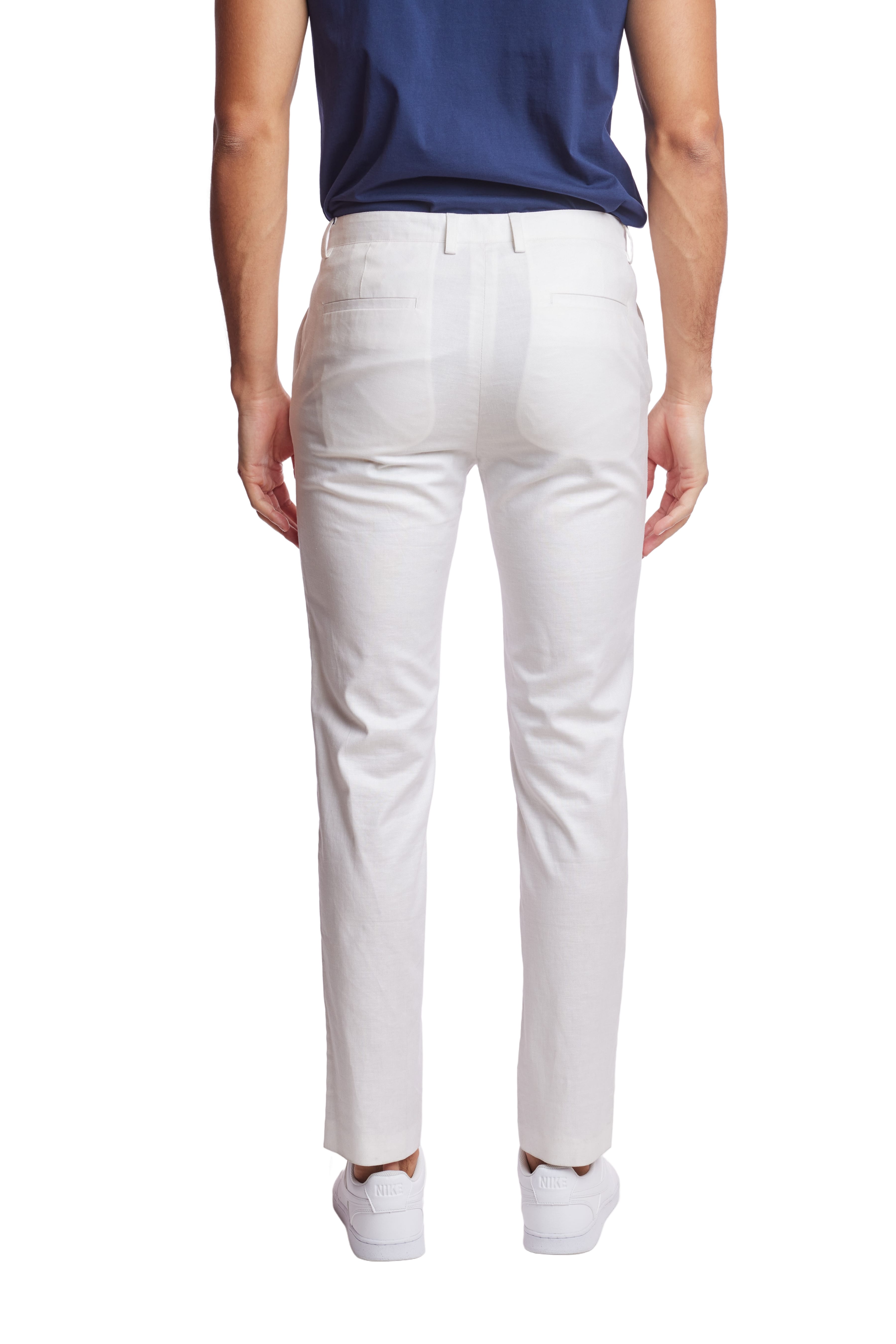 Carlton Chino Pants - slim - White Linen