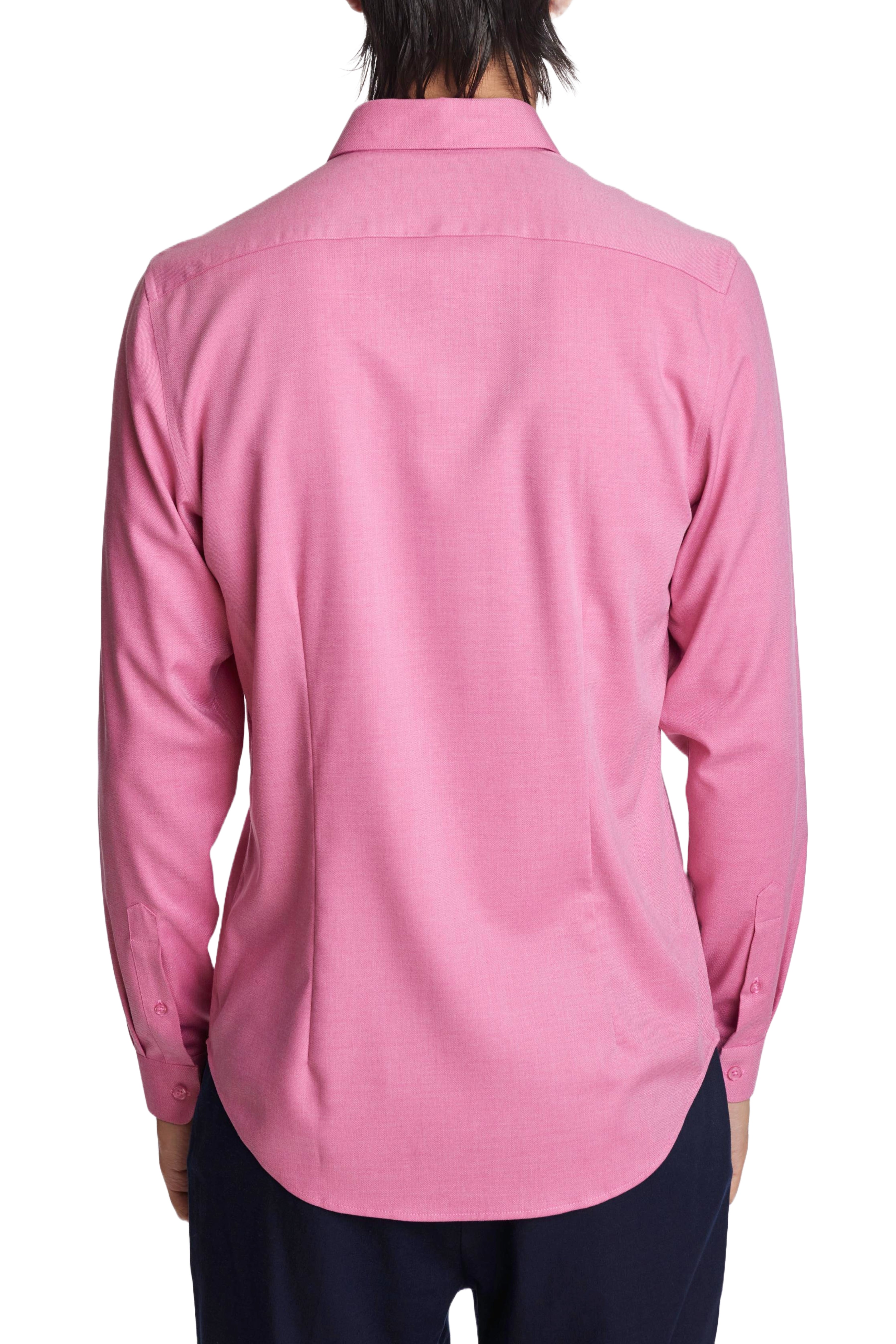 Samuel Spread Collar Shirt - Raspberry