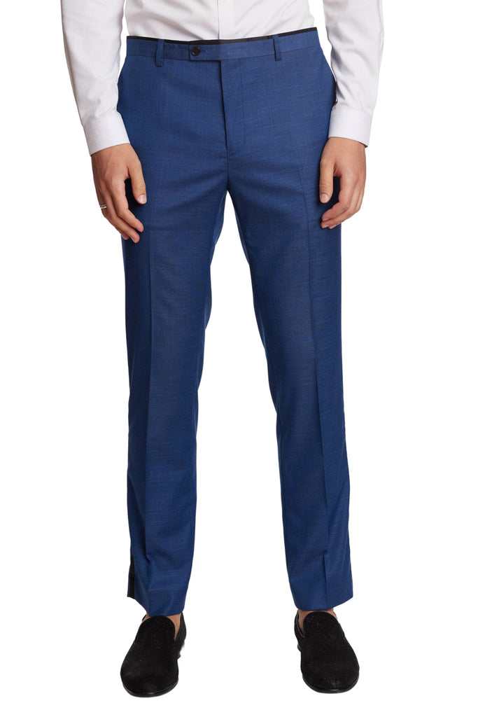 Paisley Gray Sloane Slim Tuxedo Pant Blue