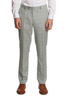  Downing Pants - slim - Green Double Check