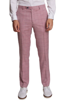  Downing Pants - slim - Pink Double Check
