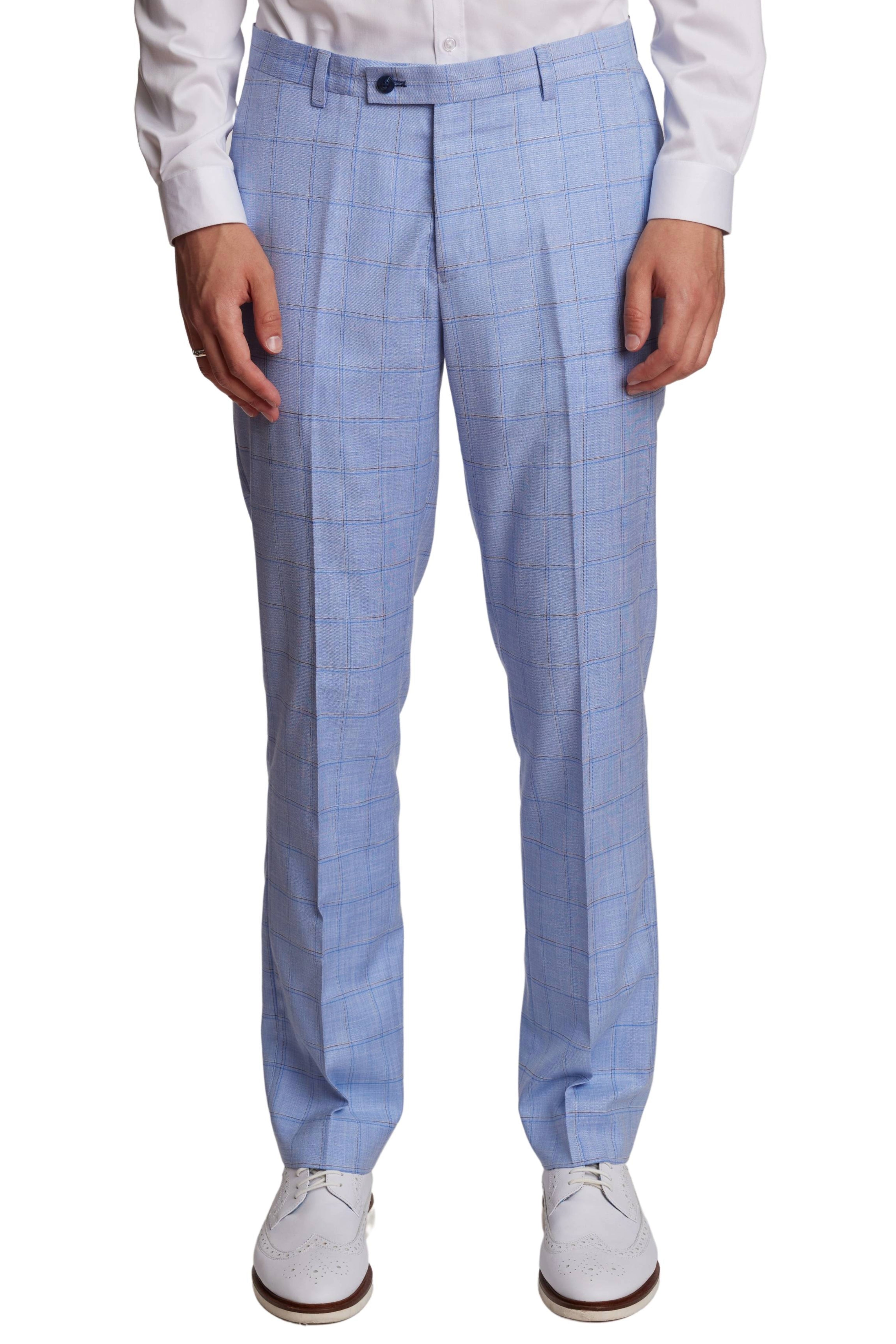 Symbol Premium Men's Slim Casual Pants (SYP-CTR-01_Navy_32),Size 32