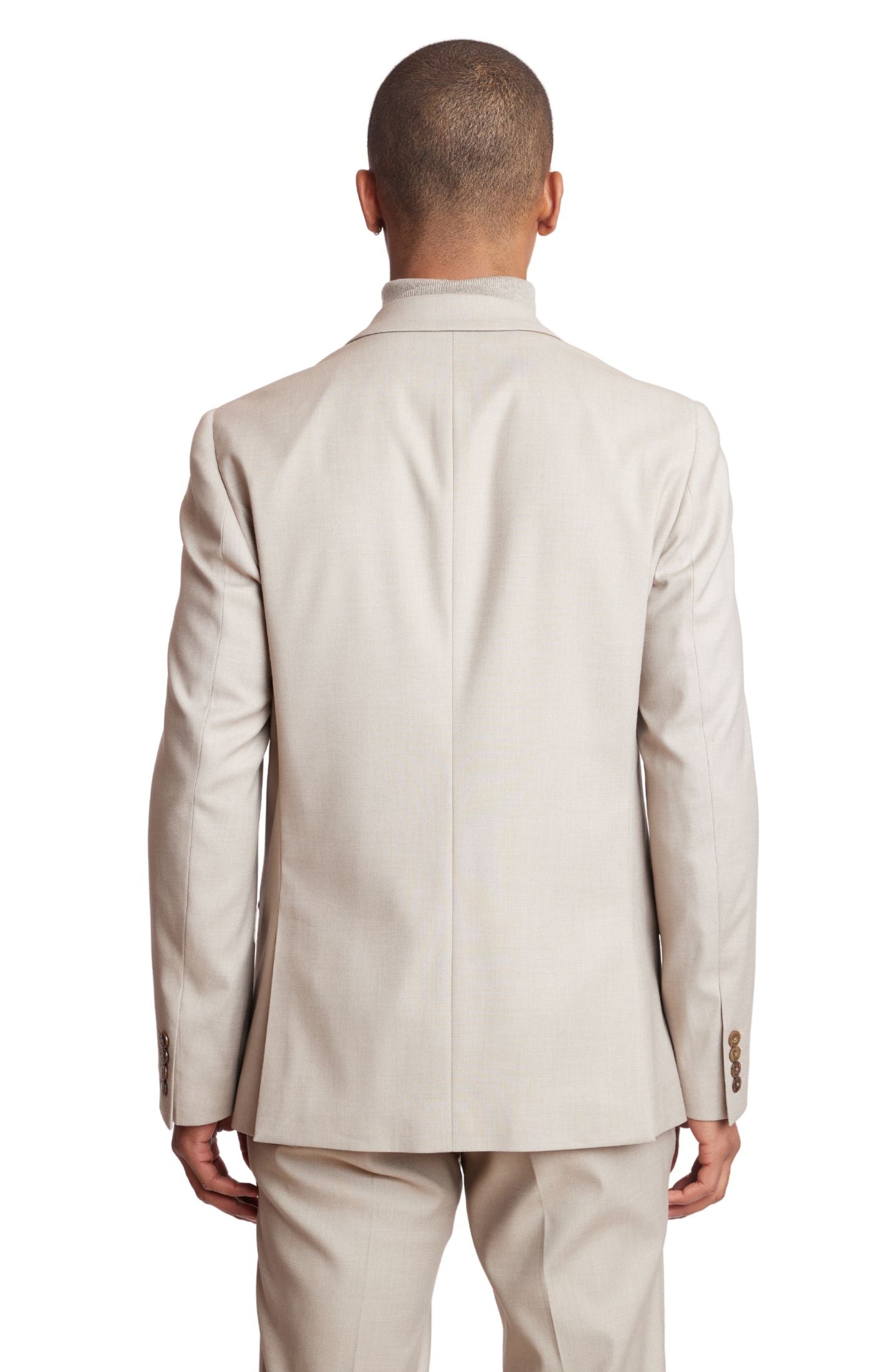 Ashton Peak Jacket - slim - Oatmeal Melange