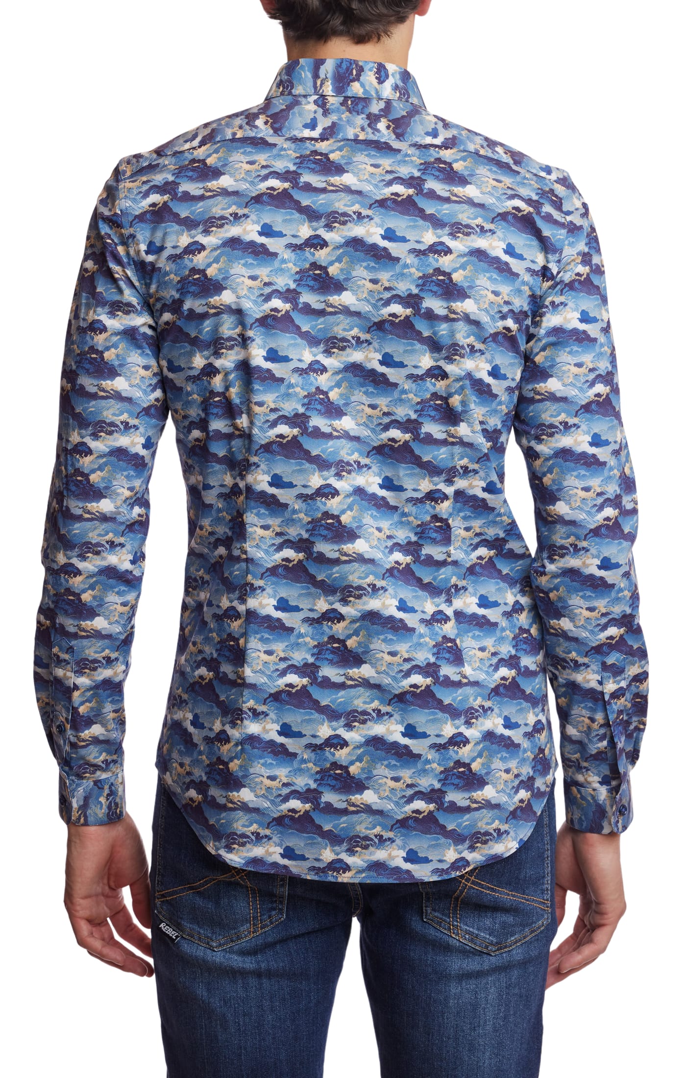 Brian Button Down Shirt - Golden Wave