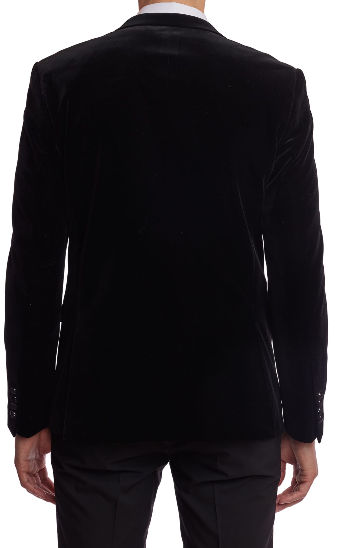 Osborne Notch Tux Jacket - slim - Black Velvet