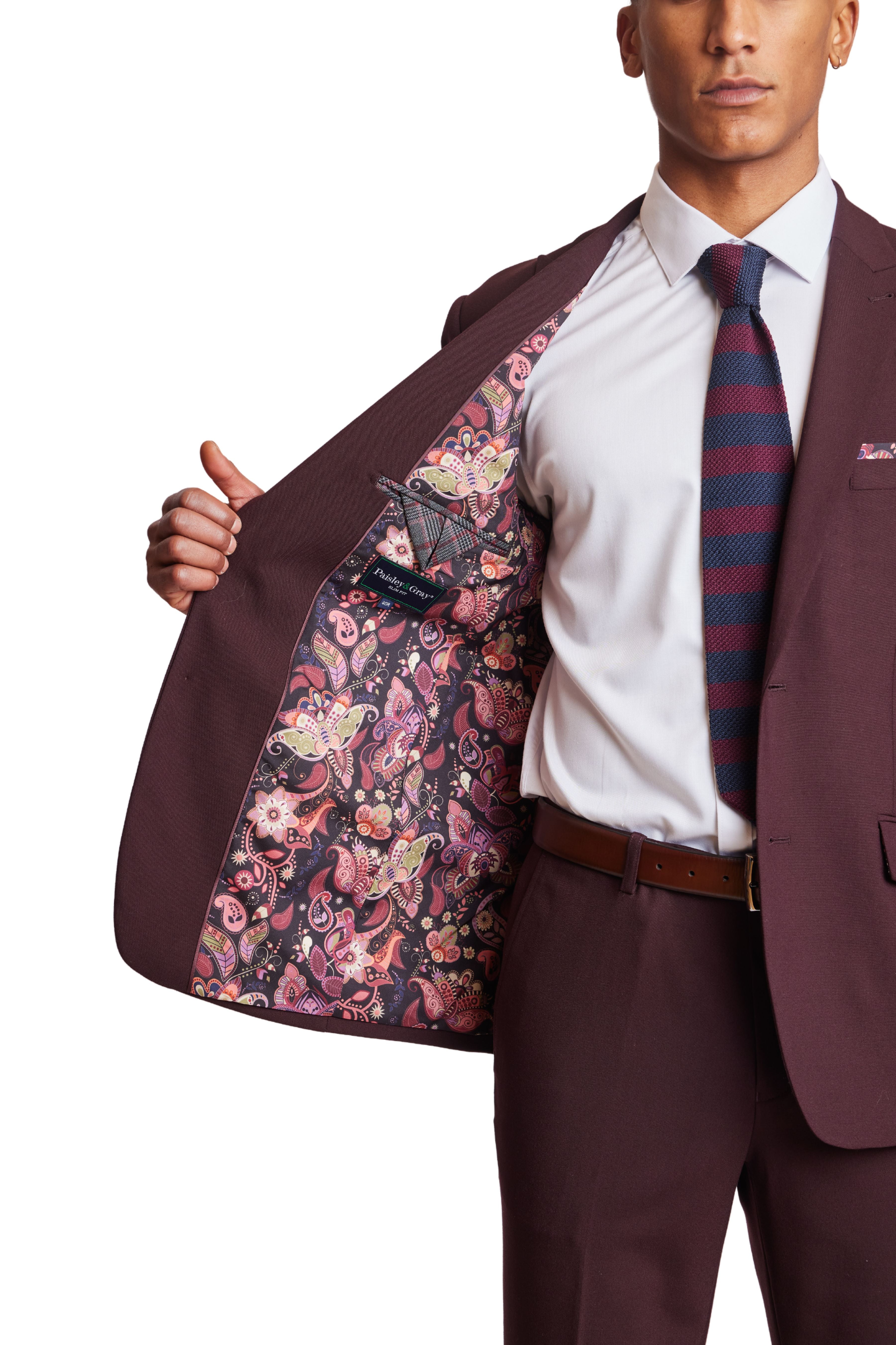 Ashton Peak Jacket - slim - Winter Wine