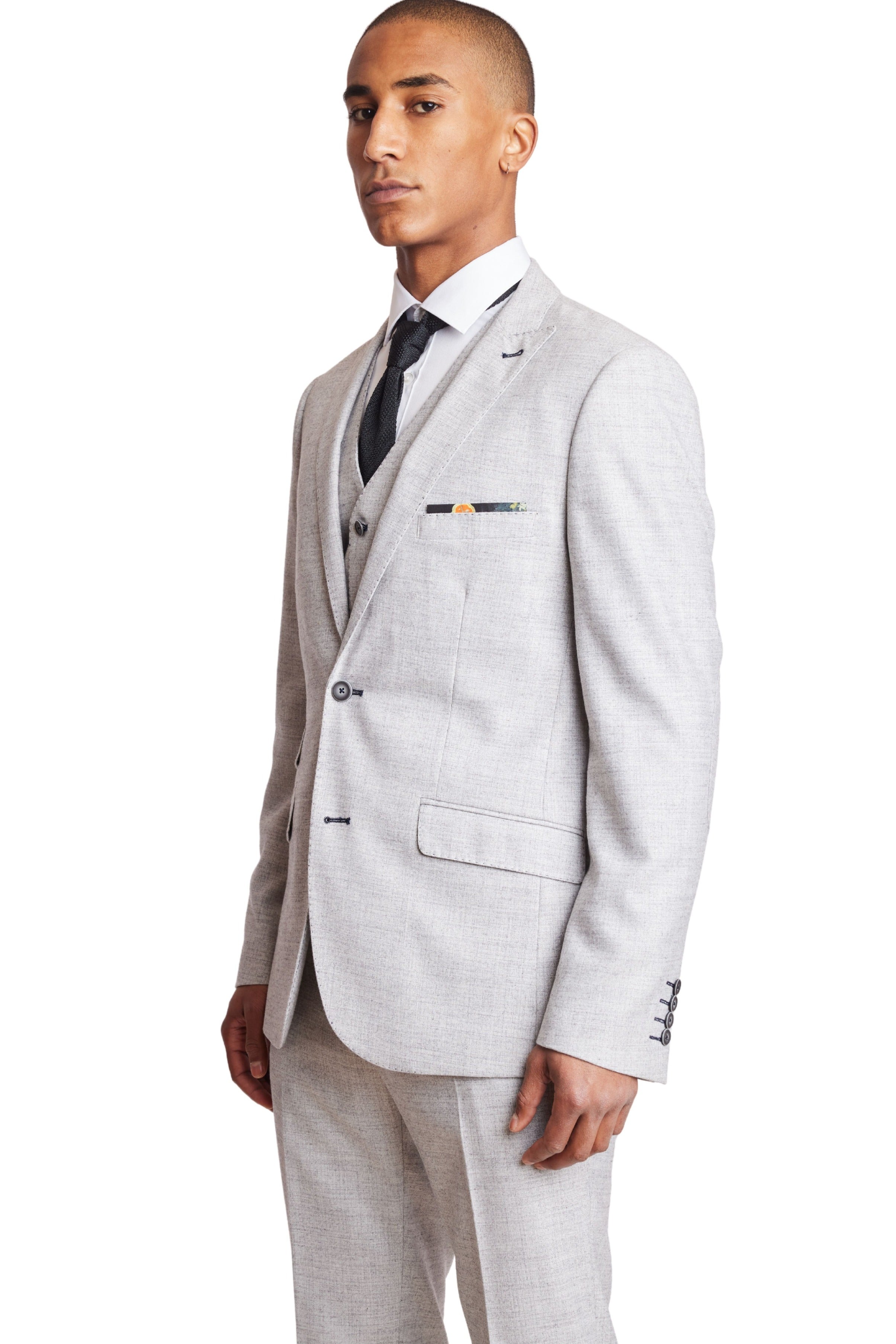 Ashton Peak Jacket - slim - Lt Winter Grey