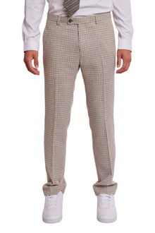  Downing Pants - slim - Grey White Yellow Gingham