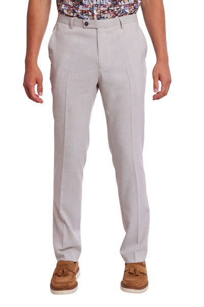 Downing Pants - slim - Lt Tan Melange – Paisley & Gray