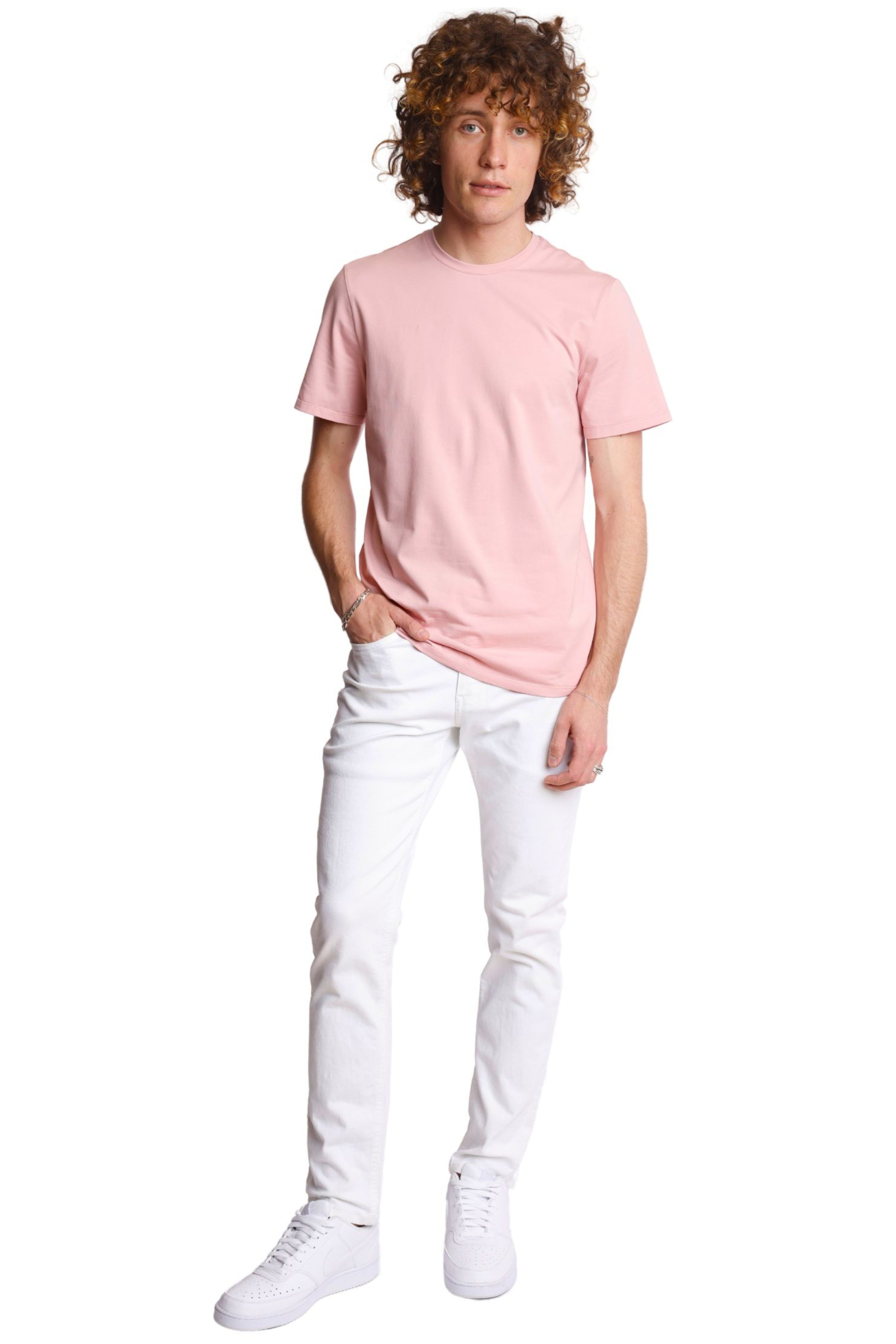Lucas Crew T - Dusty Pink