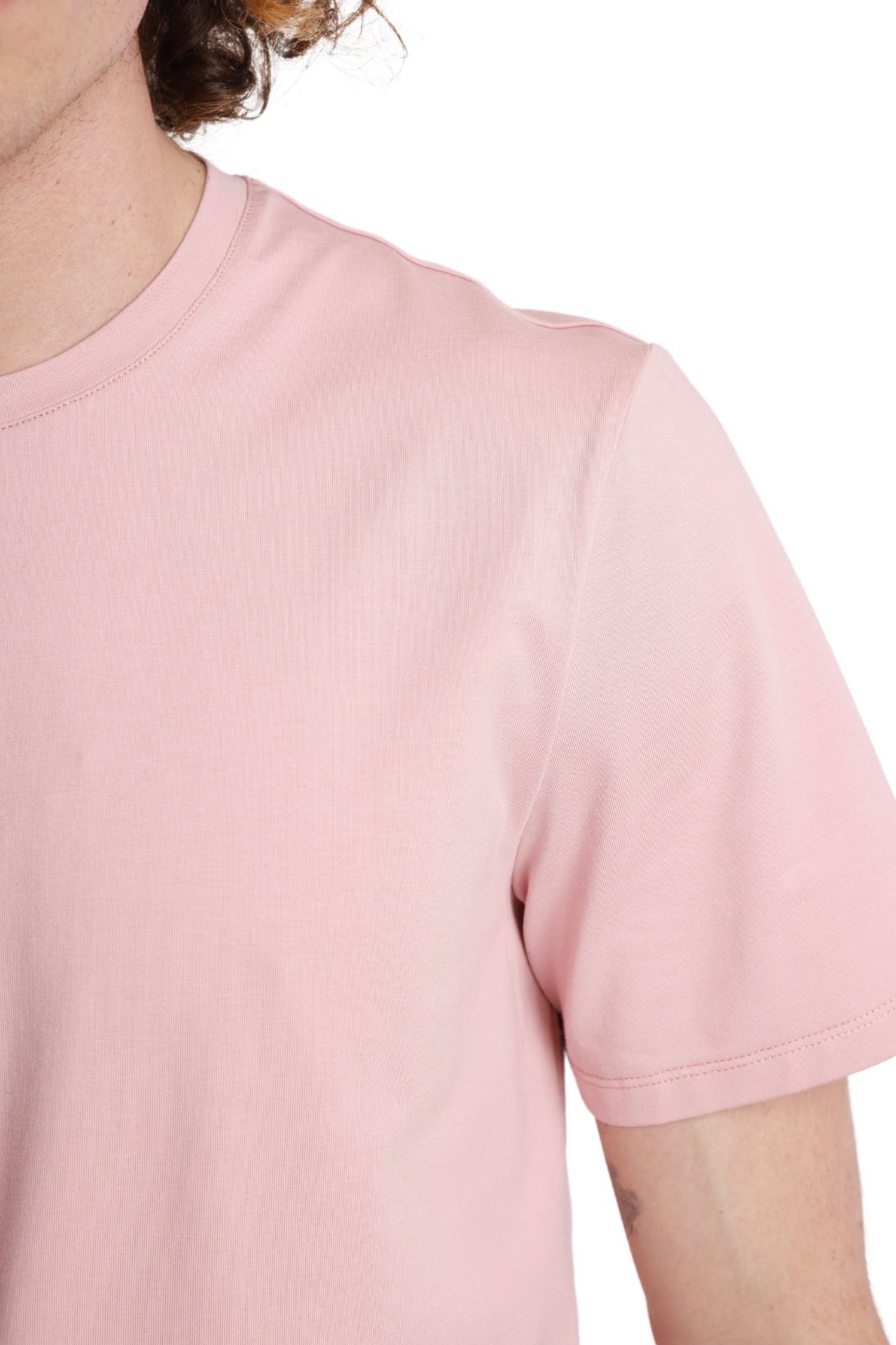 Lucas Crewneck T-Shirt - Dusty Pink