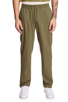  Chester Drawstring Pants - slim - Olive