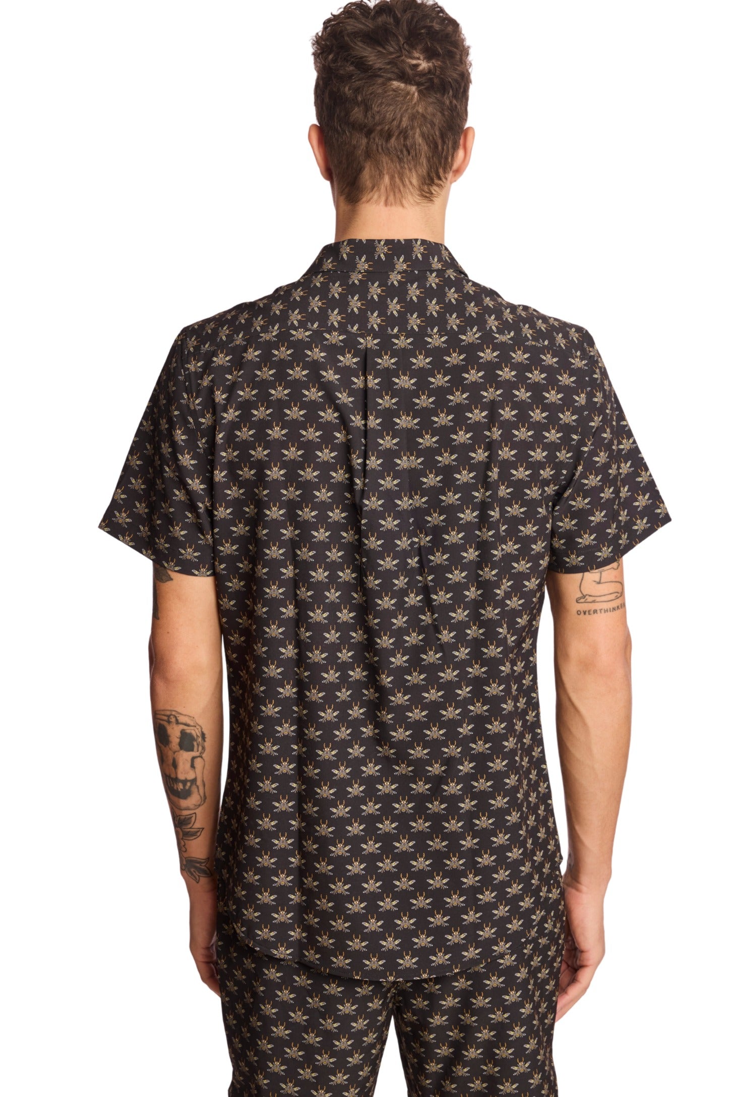 Gilby Swim Shirt - Black Bees