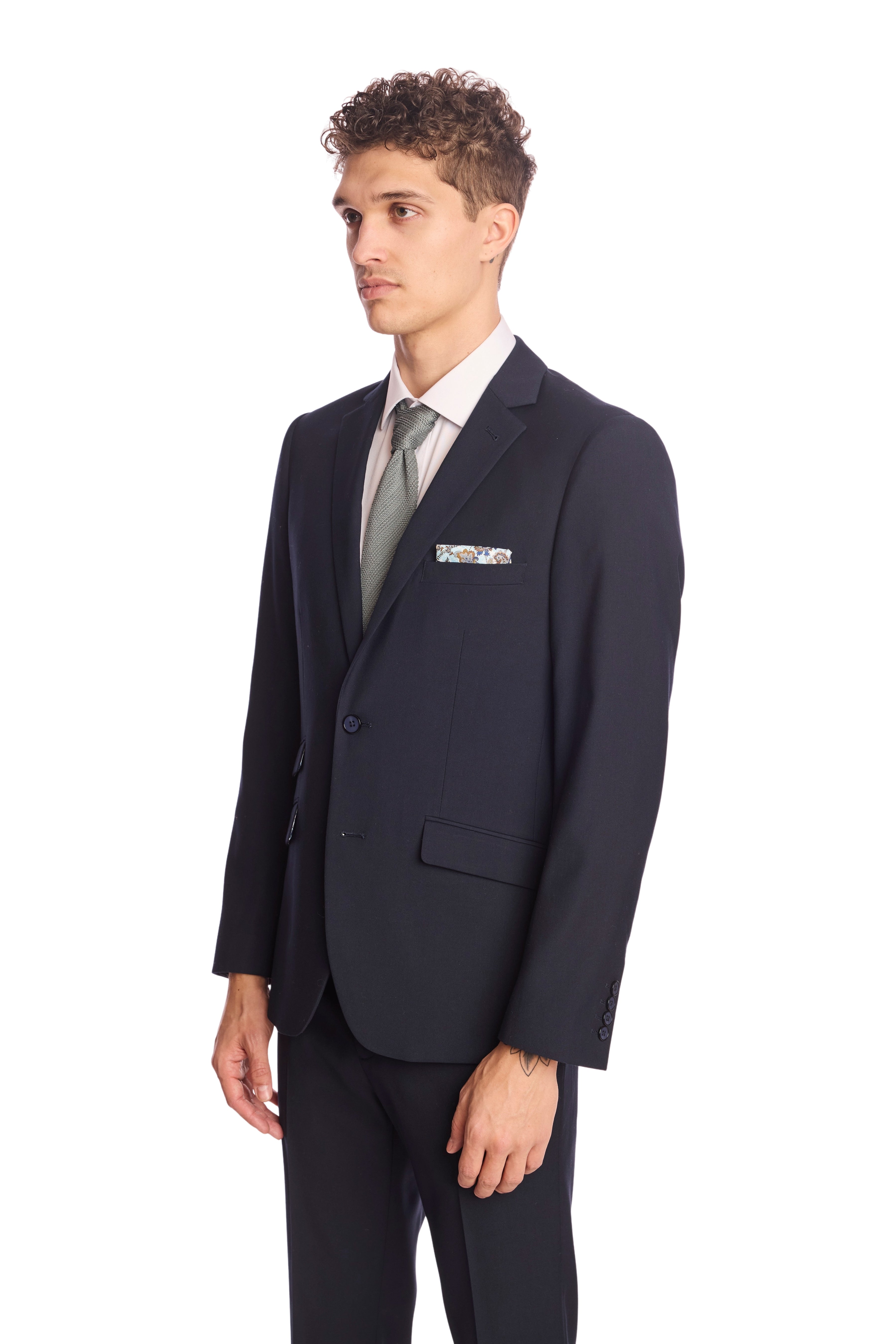 Dover Notch Jacket - slim - Navy Blues