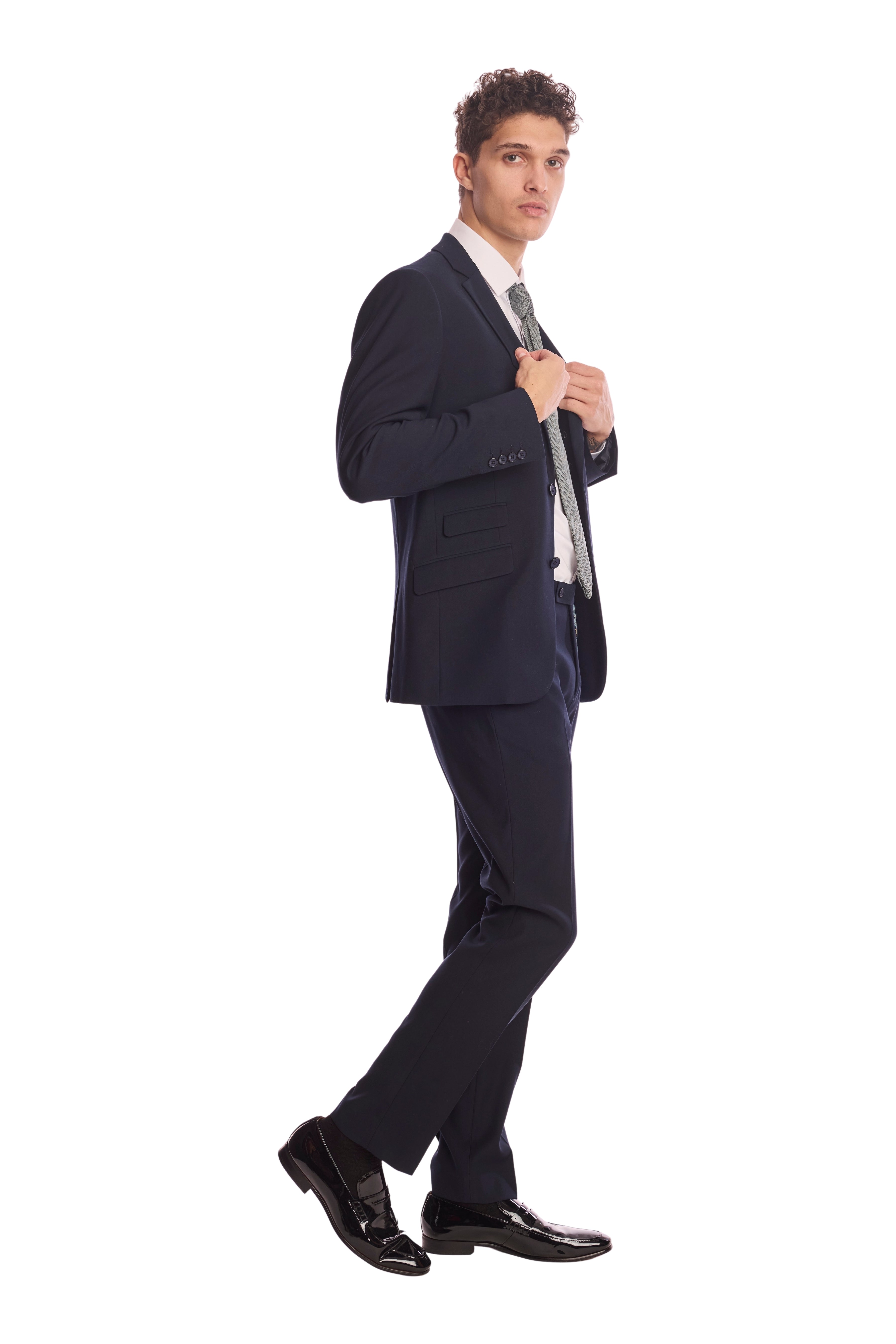 Dover Notch Jacket - slim - Navy Blues